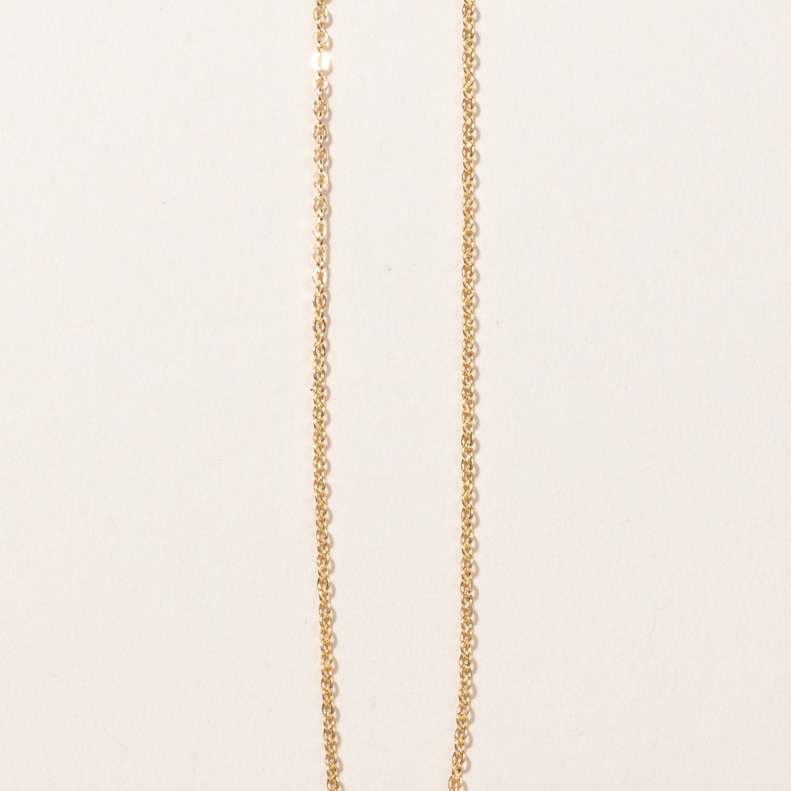 18k Yellow Gold Rolo Chain | 19"