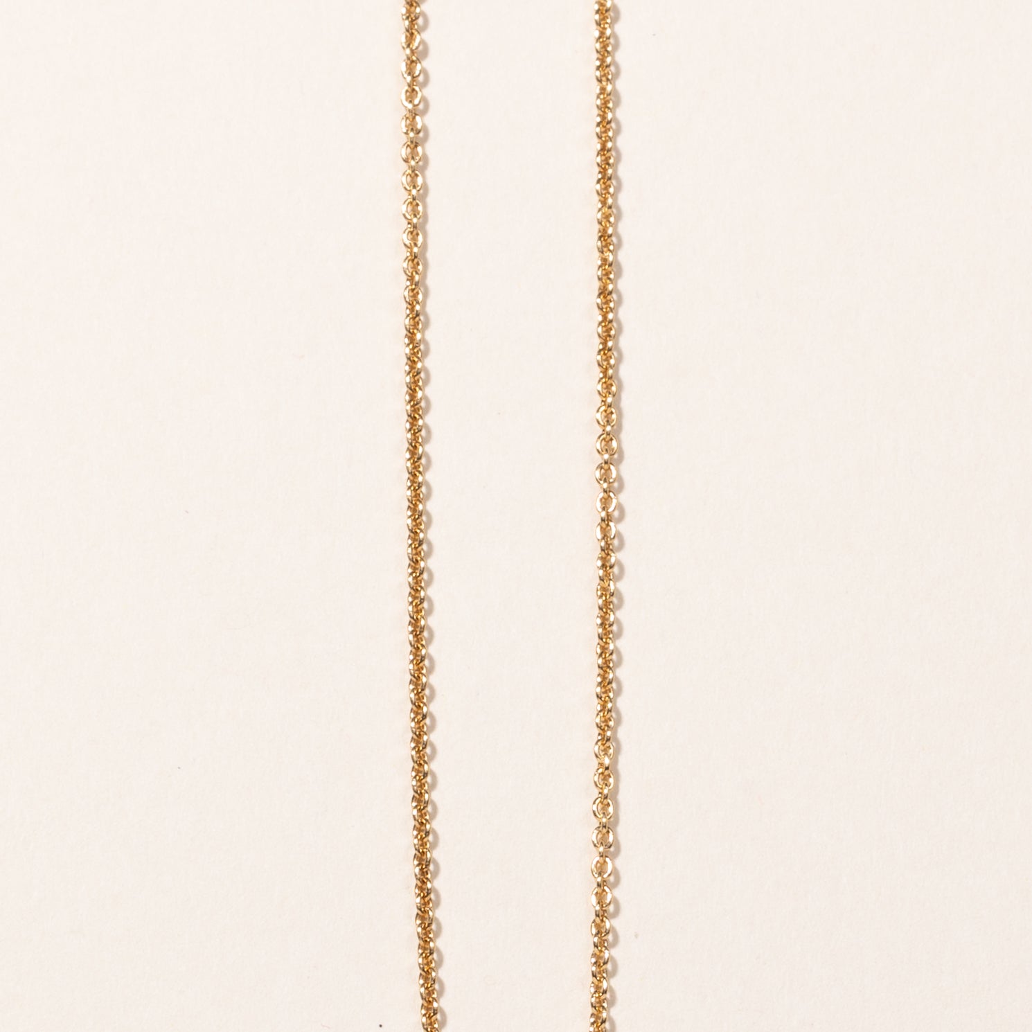 14k Yellow Gold Rolo Chain | 16"