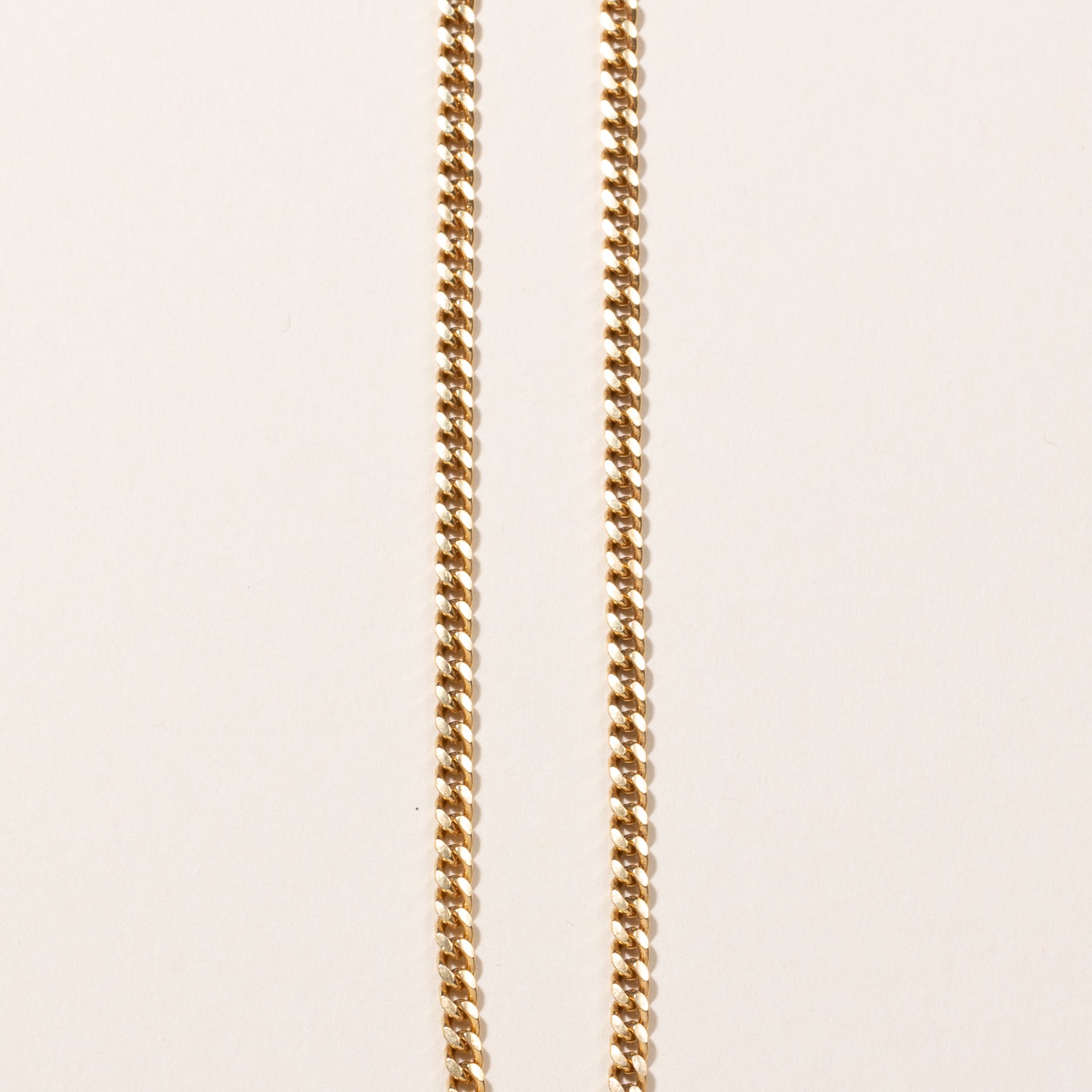 Chaîne cubaine en or jaune 18 carats | 53 cm