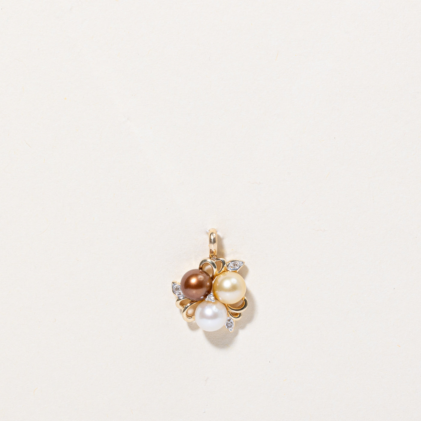 Pearl & Diamond Pendant | 0.02ctw |