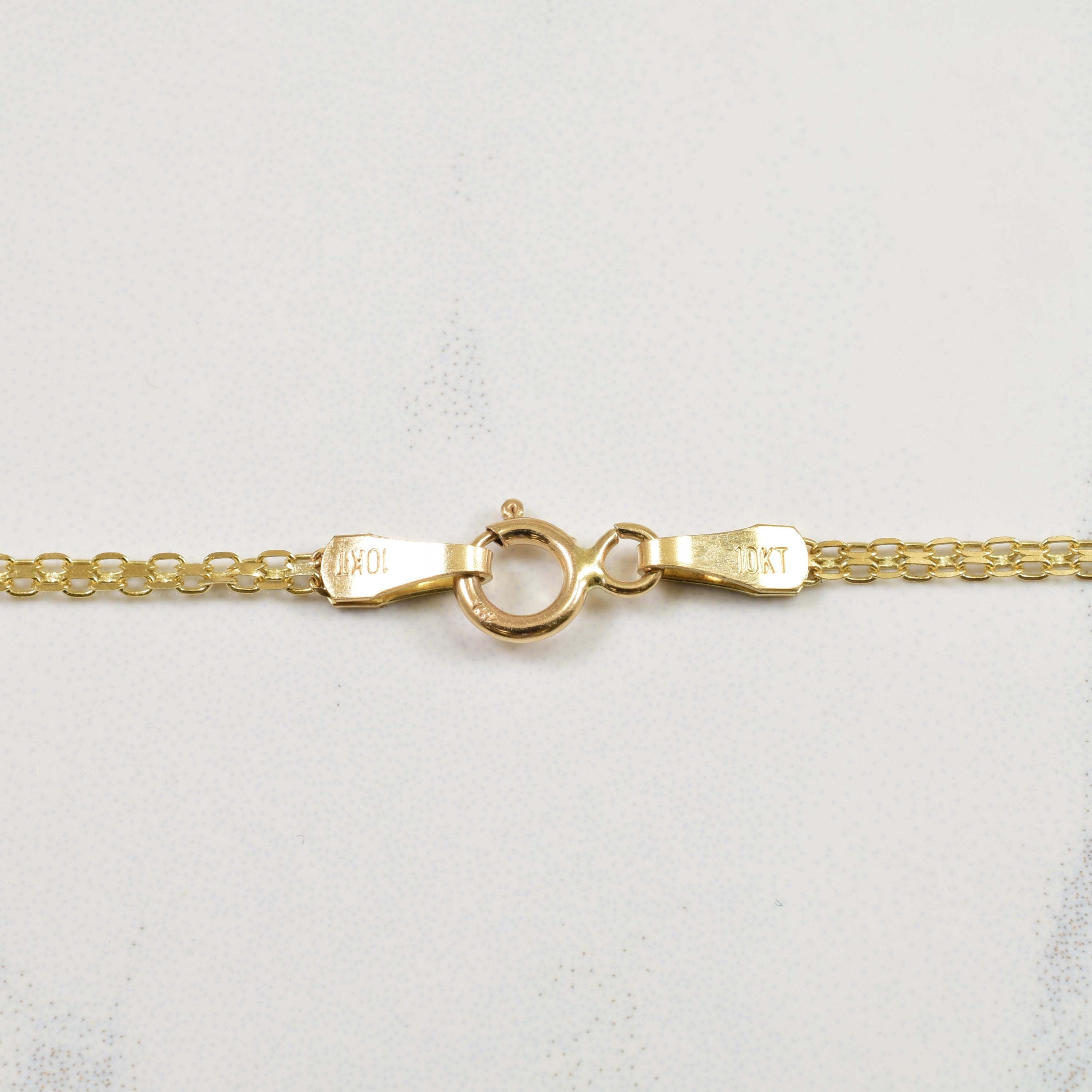 Blue Sapphire & Diamond Necklace | 0.22ctw, 0.50ct | 18" |