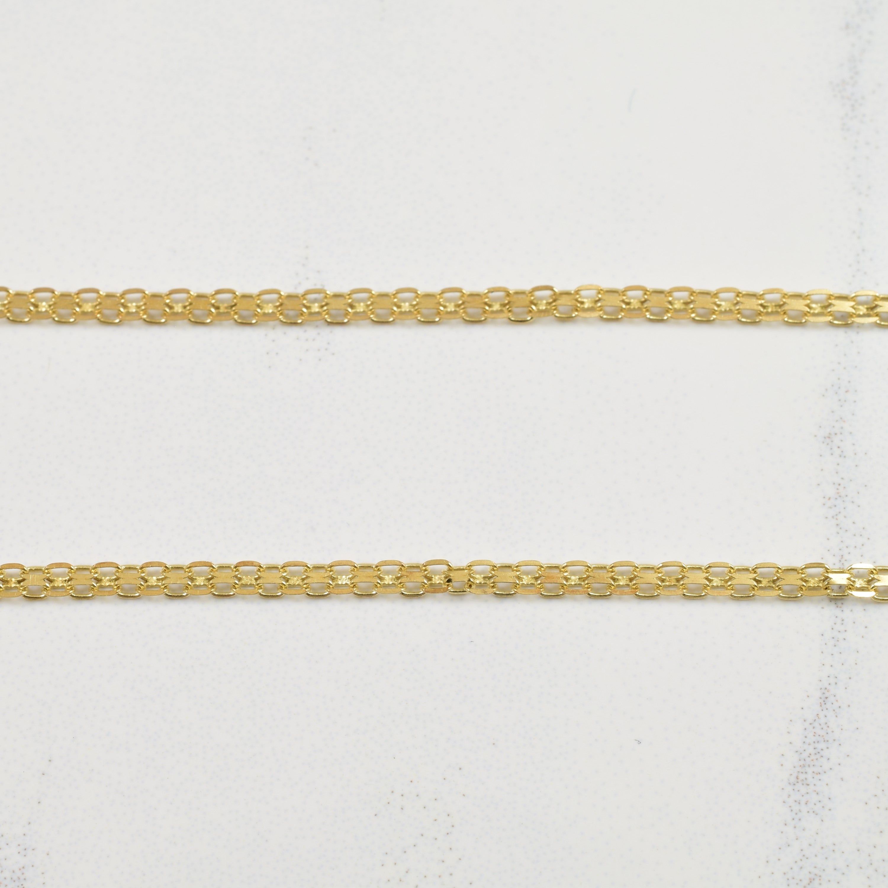 Blue Sapphire & Diamond Necklace | 0.22ctw, 0.50ct | 18" |
