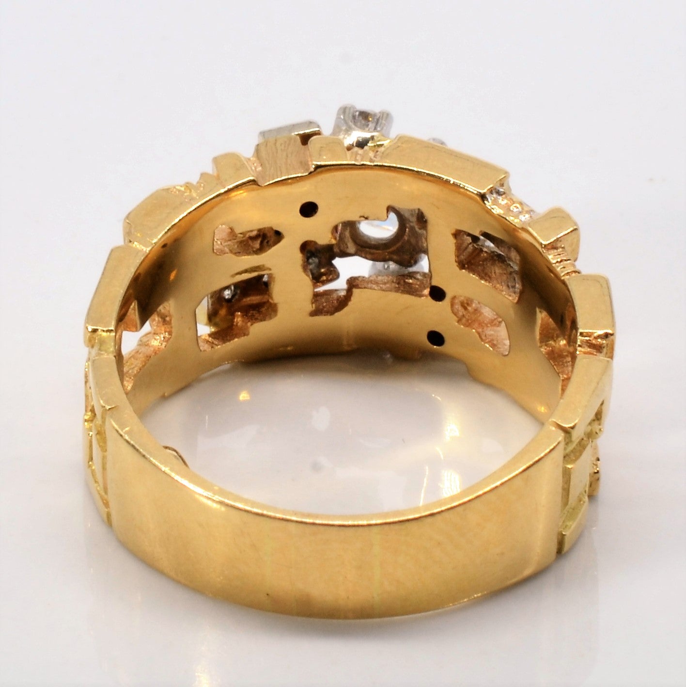 Textured Diamond Ring | 0.63ctw | SZ 7.5 |