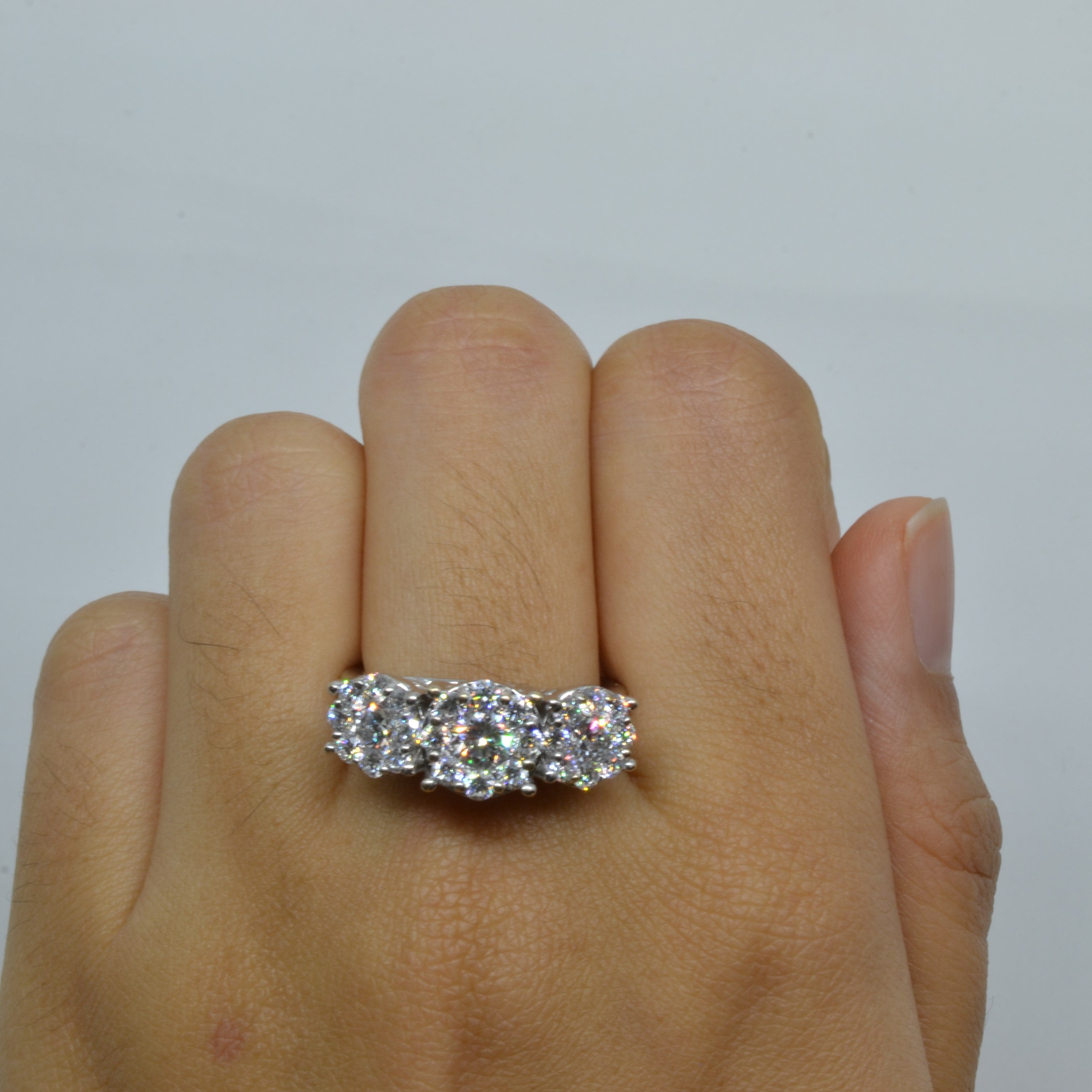 High Set Cluster Diamond Ring | 1.94ctw | SZ 8 |