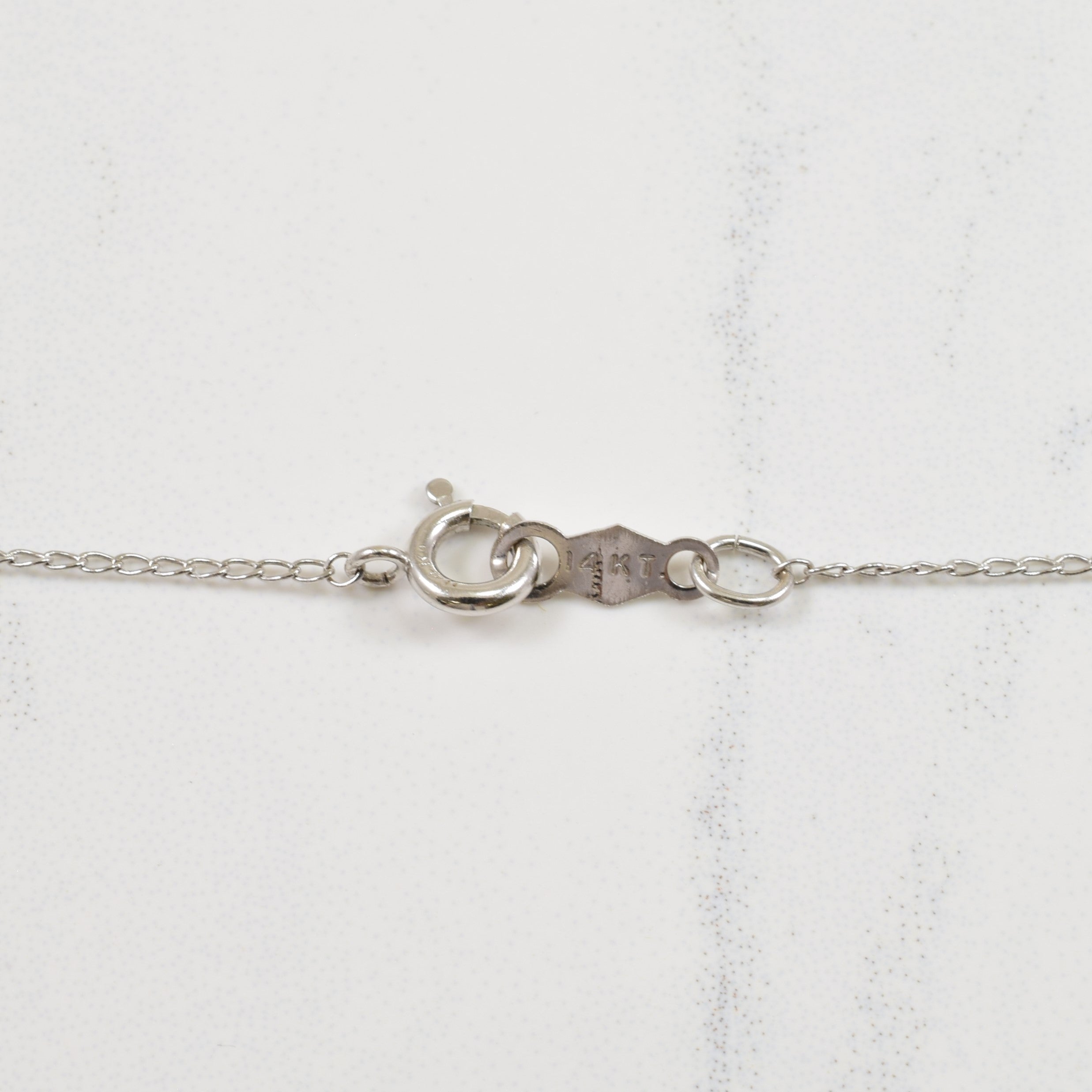 Pearl & Diamond Necklace | 0.01ct, 2.20ct | 16" |