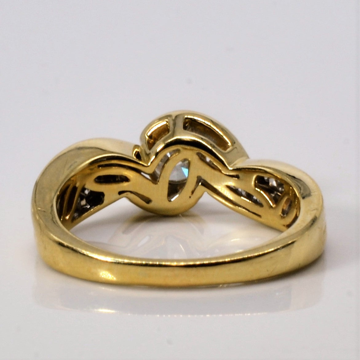 Bypass Diamond Engagement Ring | 0.50ctw | SZ 6 |