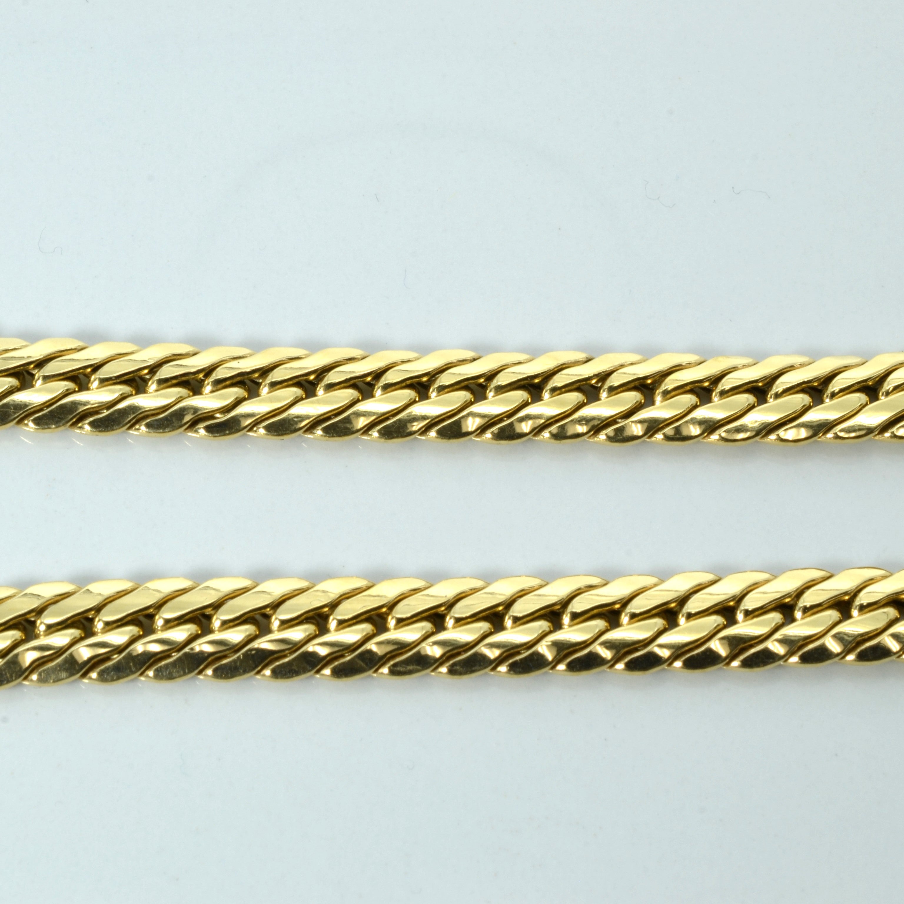Yellow Gold Curb Link Chain | 15"|