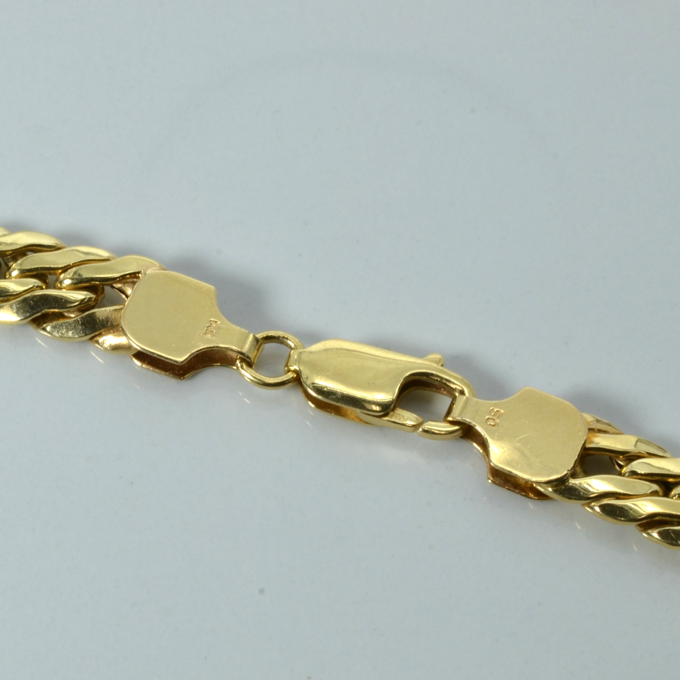 Yellow Gold Curb Link Chain | 15"|