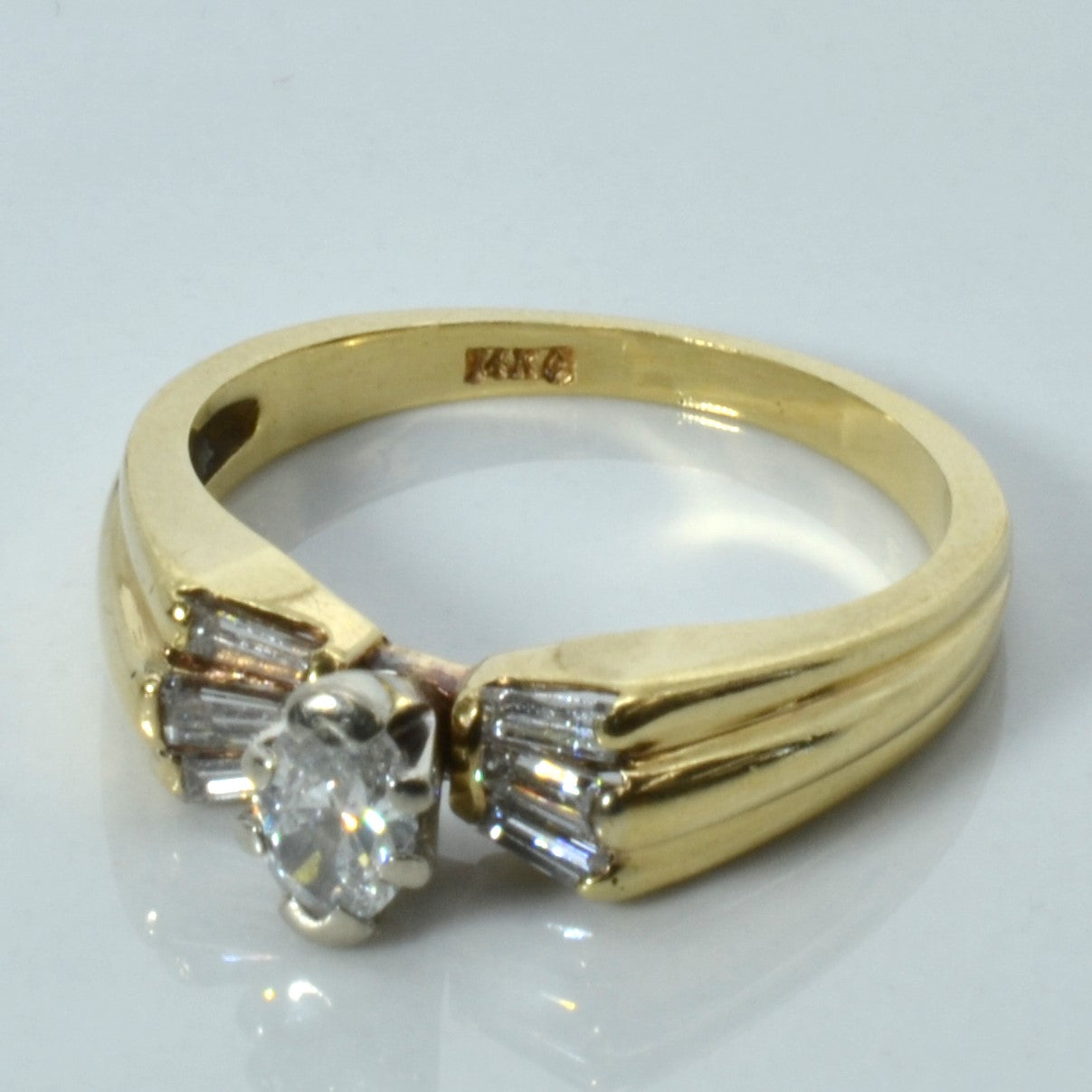 Multi-Cut Diamond Gold Ring | 0.36ctw | SZ 5.25 |