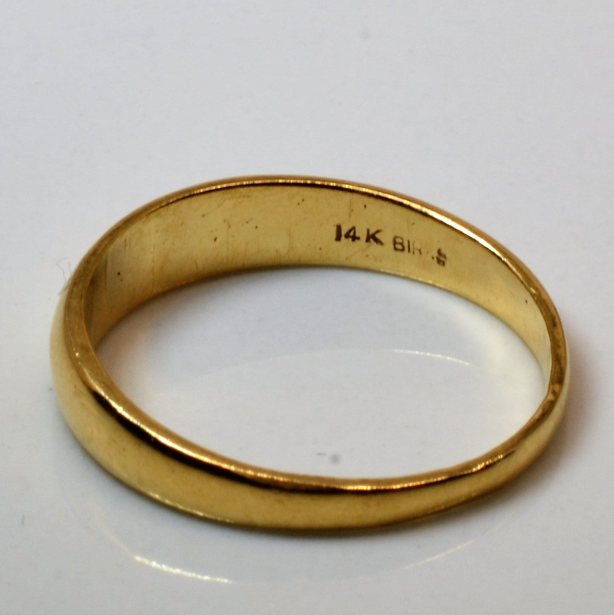 Birks' Plain Yellow Gold Band | SZ 7 |