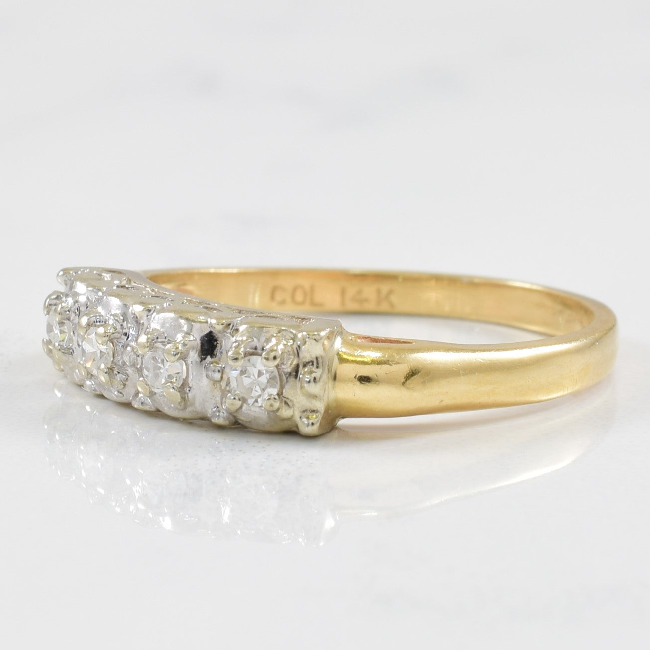 Prong Set Diamond Ring | 0.08ctw | SZ 8 |