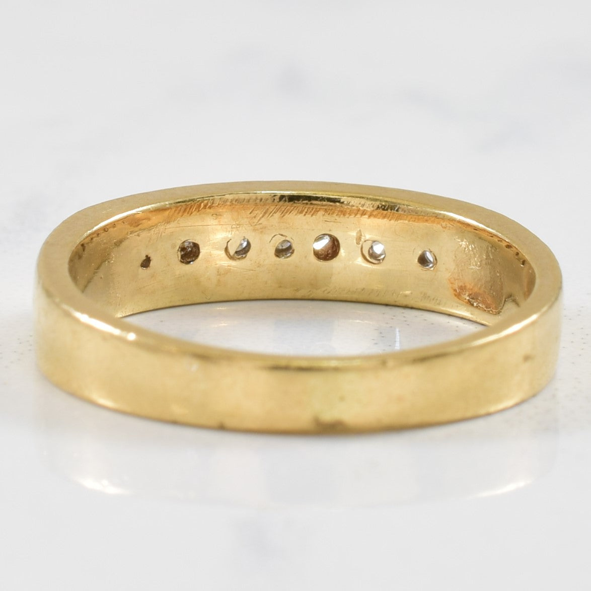 Illusion Set Diamond Band | 0.07ctw | SZ 4.5 |