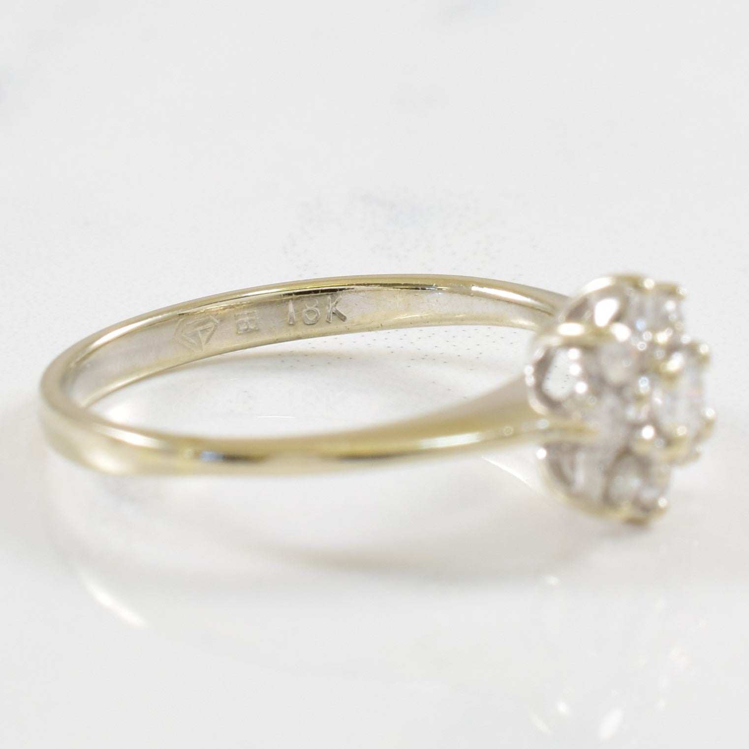 Cluster Star Burst Diamond Ring | 0.14ctw | SZ 5.25 |