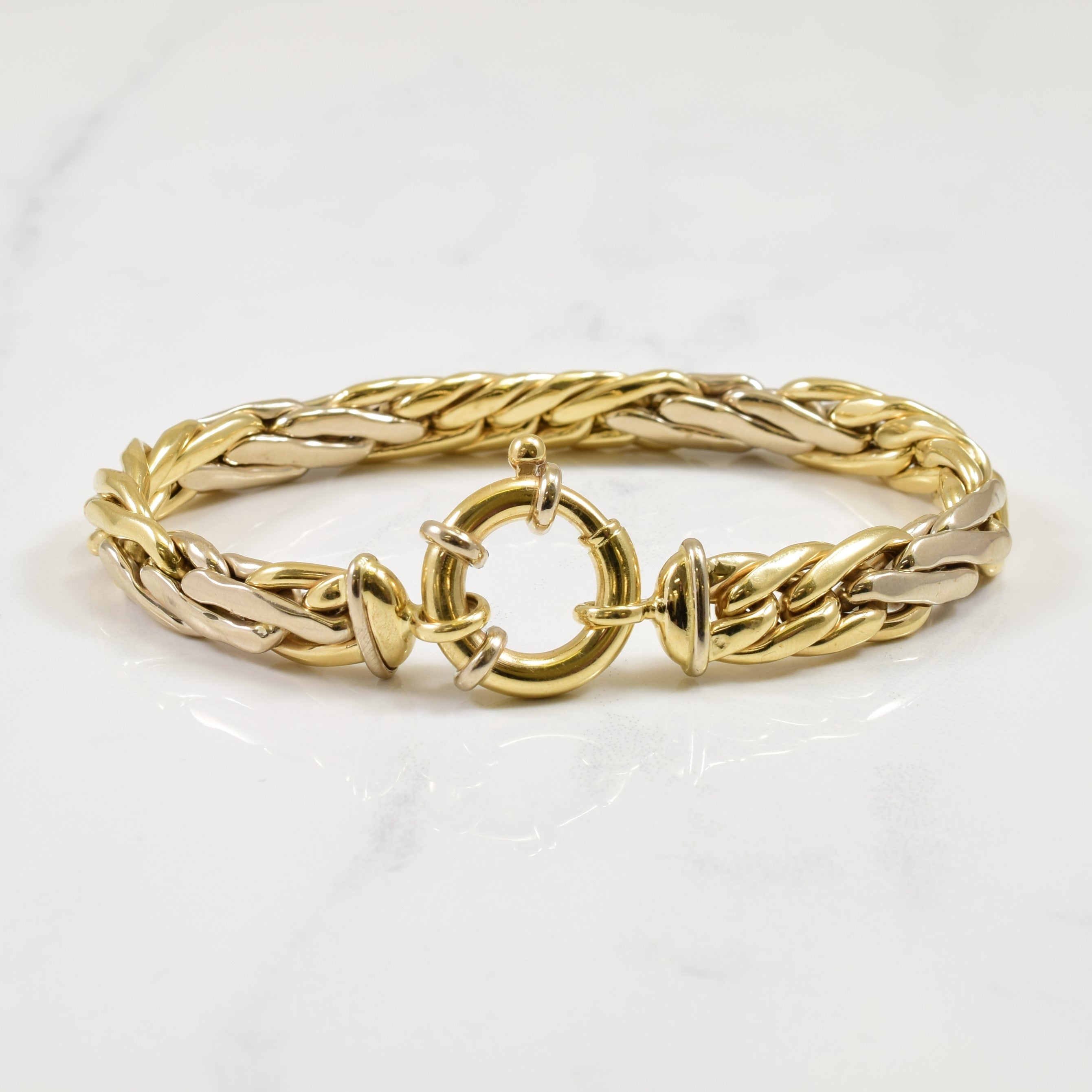 14k Two Tone Bracelet | 7" |