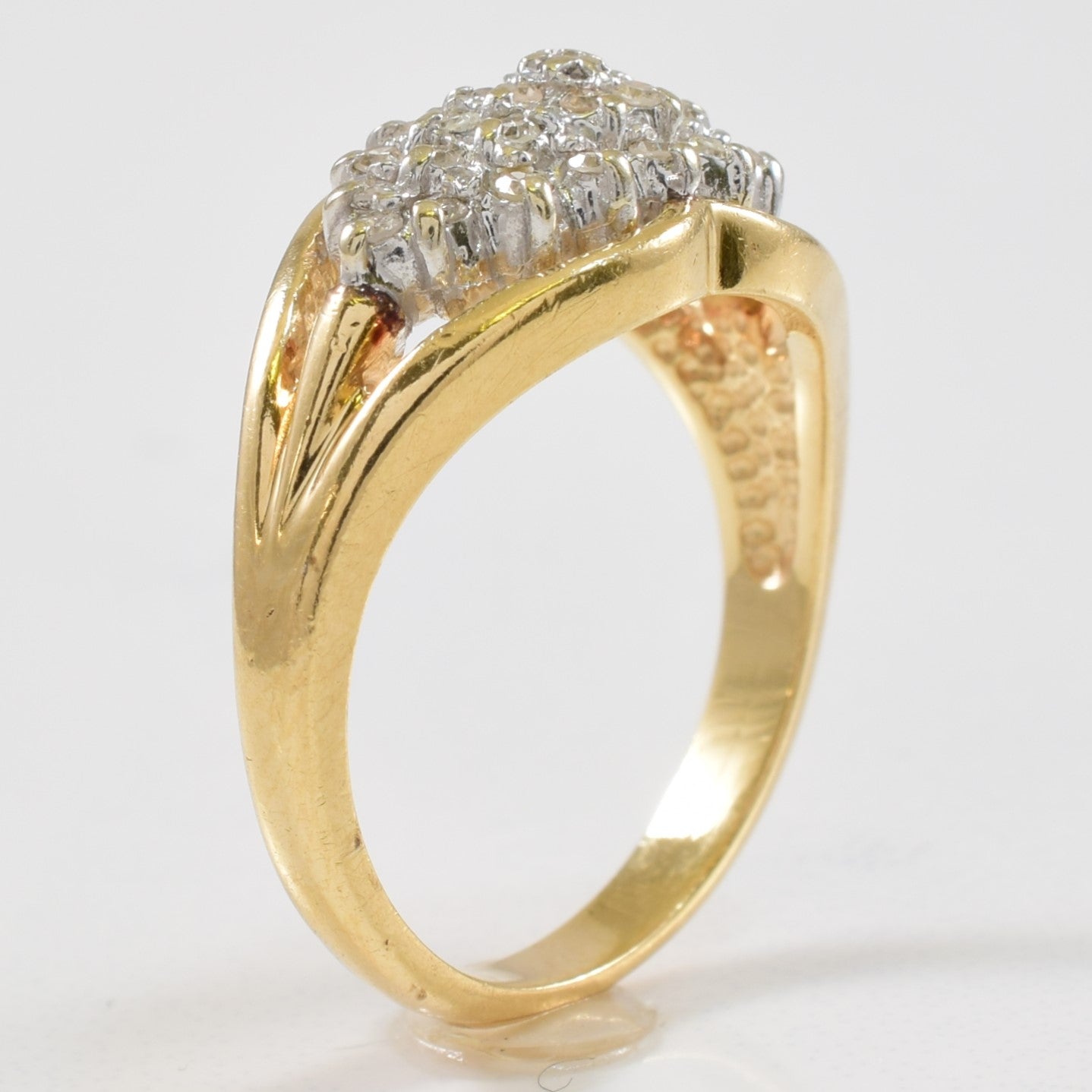 Cluster Diamond Split Shank Ring | 0.14ctw | SZ 5 |