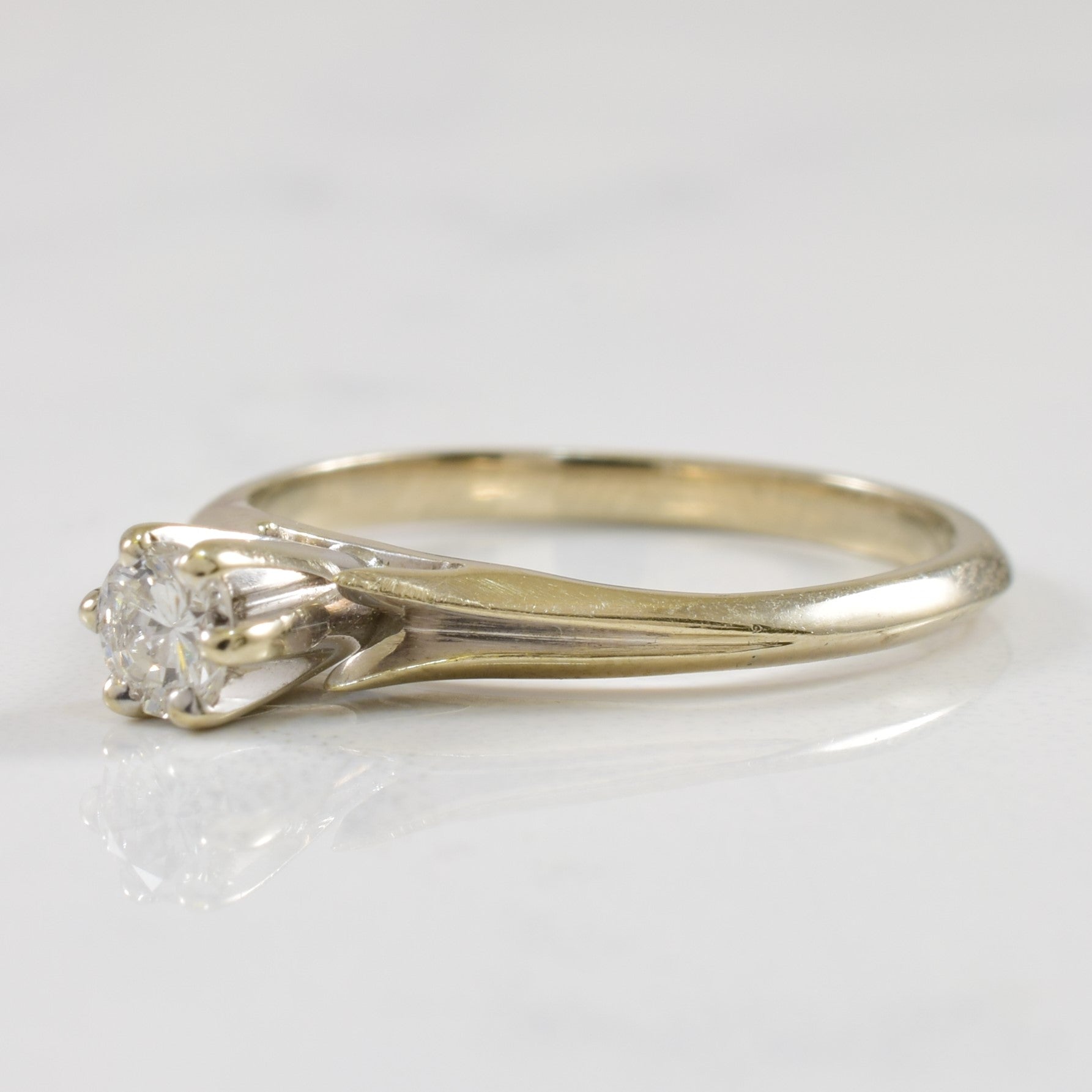 Solitaire Diamond Ring | 0.18ctw | SZ 6.25 |