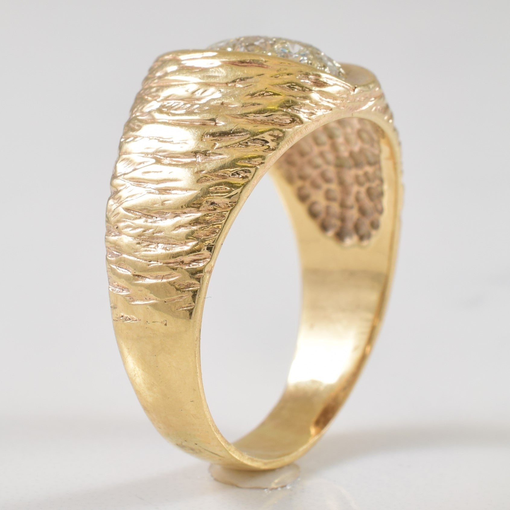 Cluster Diamond Wide Ring | 0.34ctw | SZ 10 |
