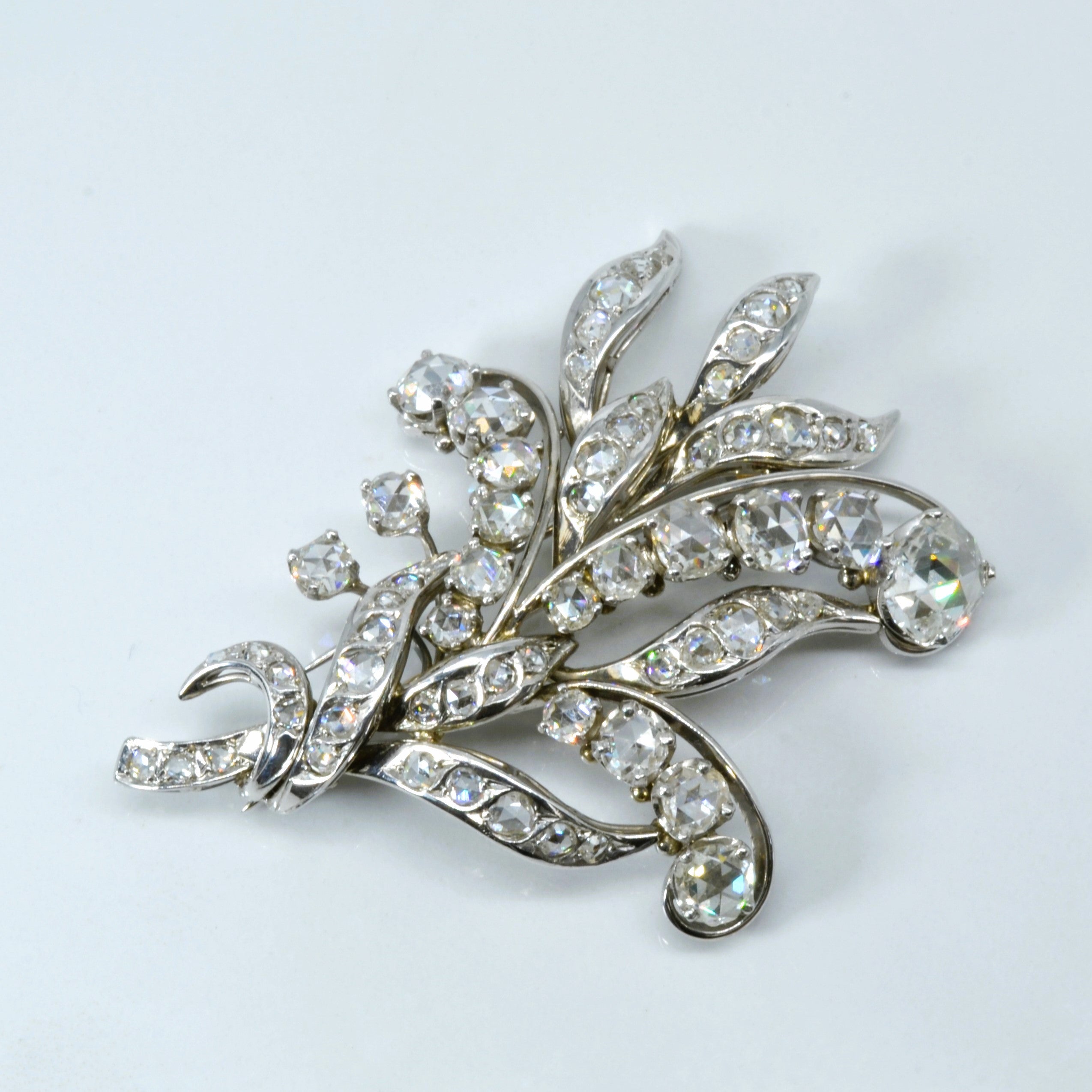 Vintage Diamond Brooch | 8.20ctw |