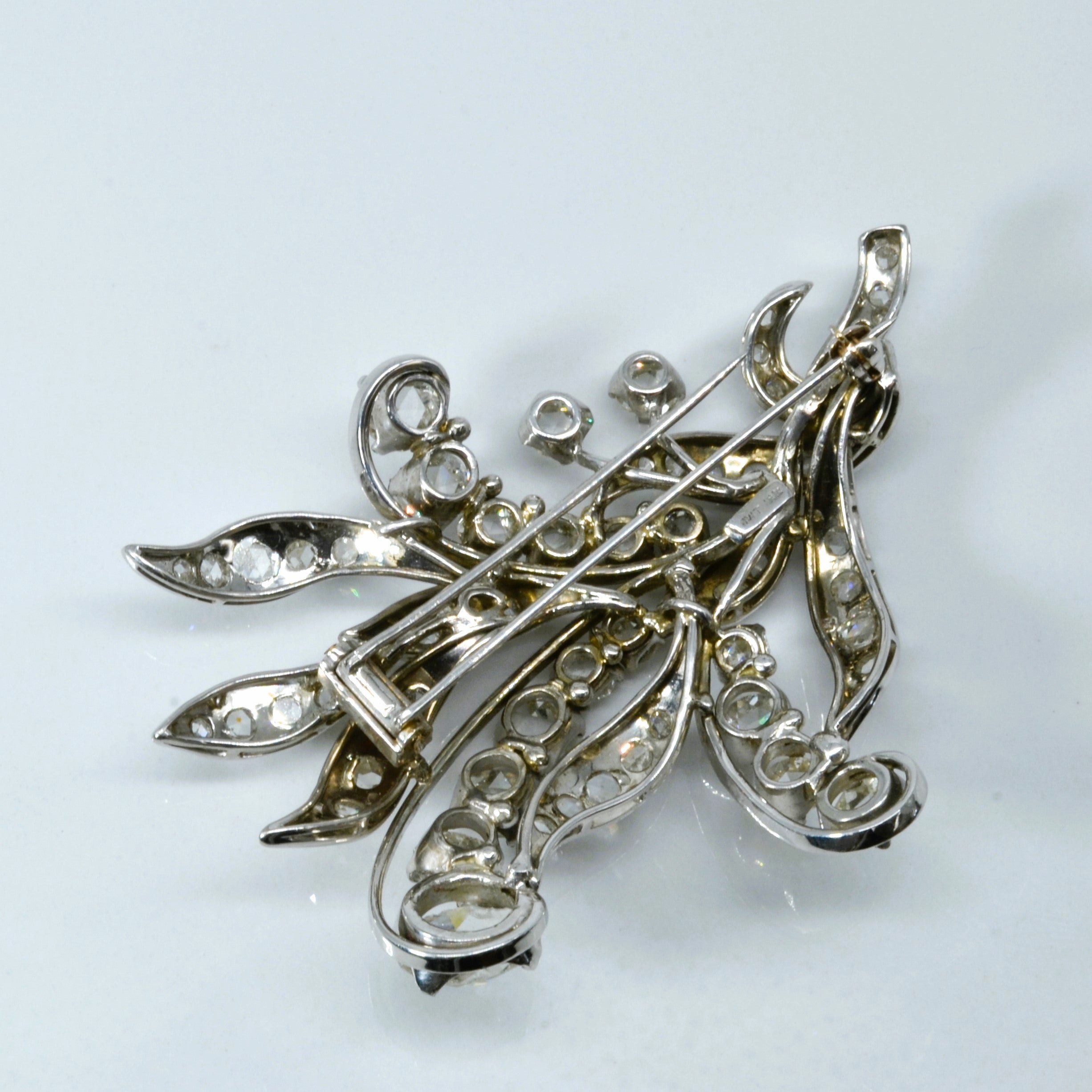 Vintage Diamond Brooch | 8.20ctw |