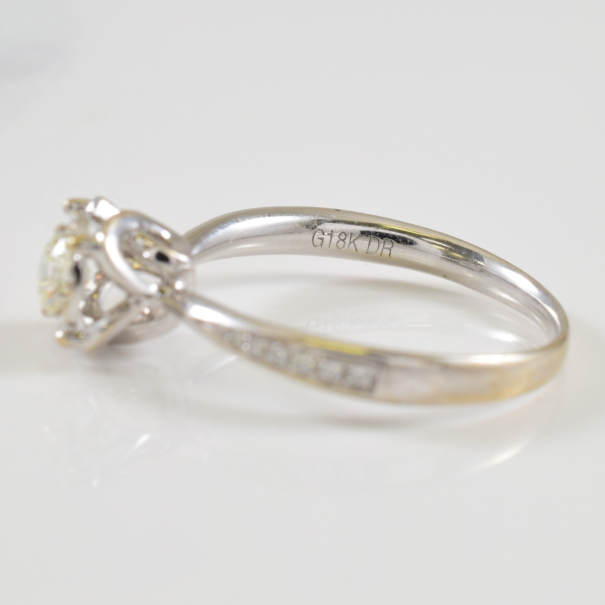 Illusion Set Diamond Ring | 0.23ctw | SZ 5.25 |