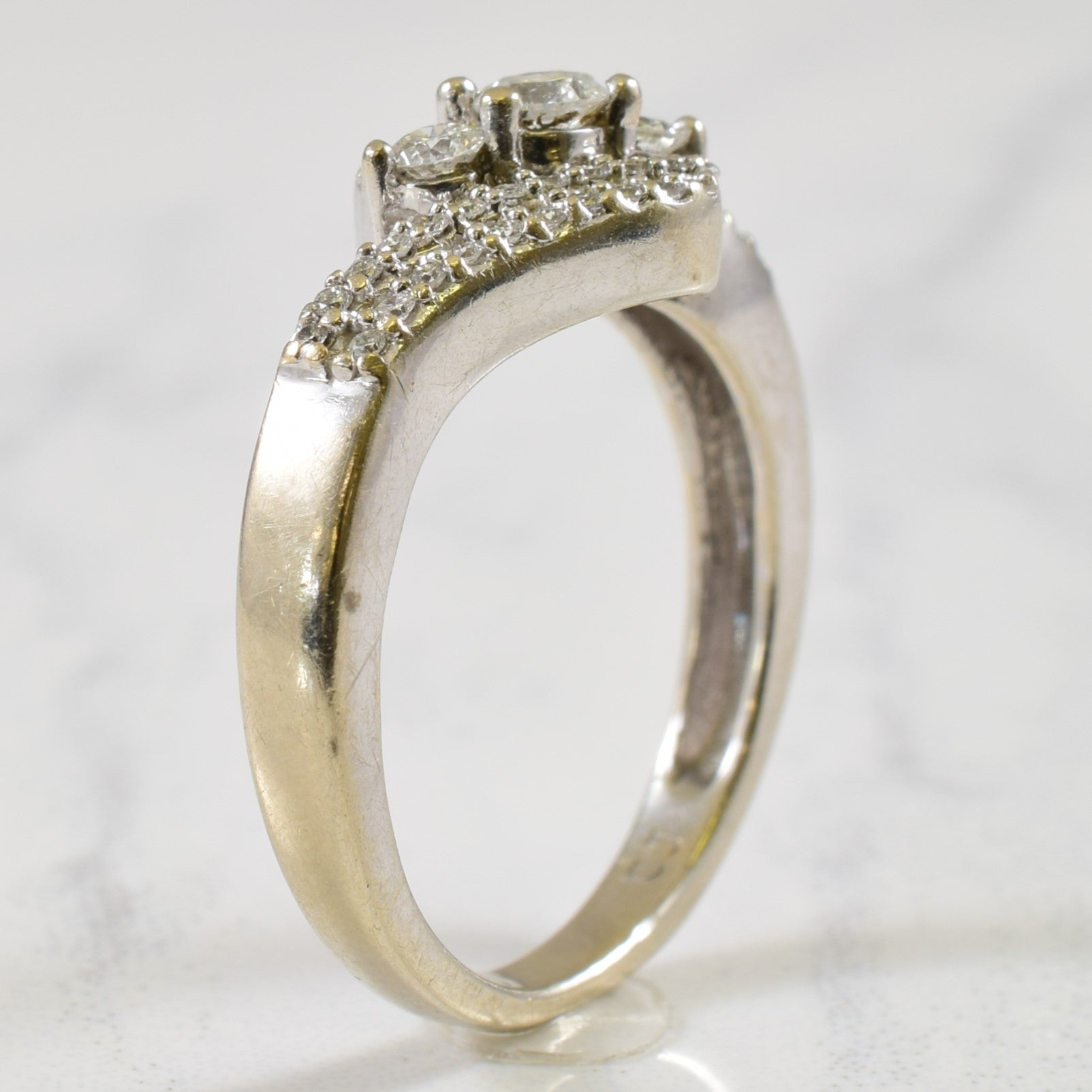 Bypass Diamond Ring | 0.35ctw | SZ 5 |
