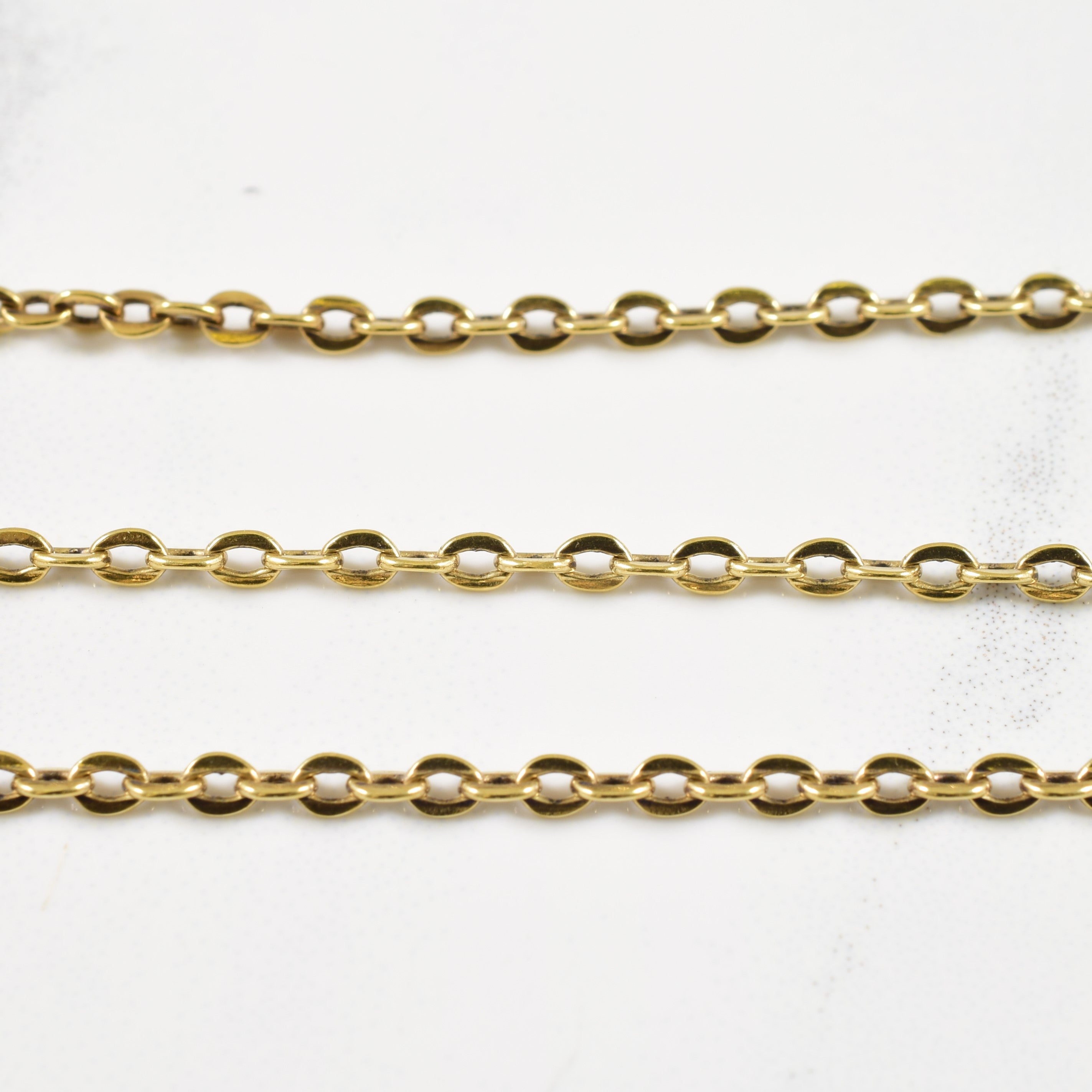 14k Yellow Gold Curb Matinee Chain | 26" |