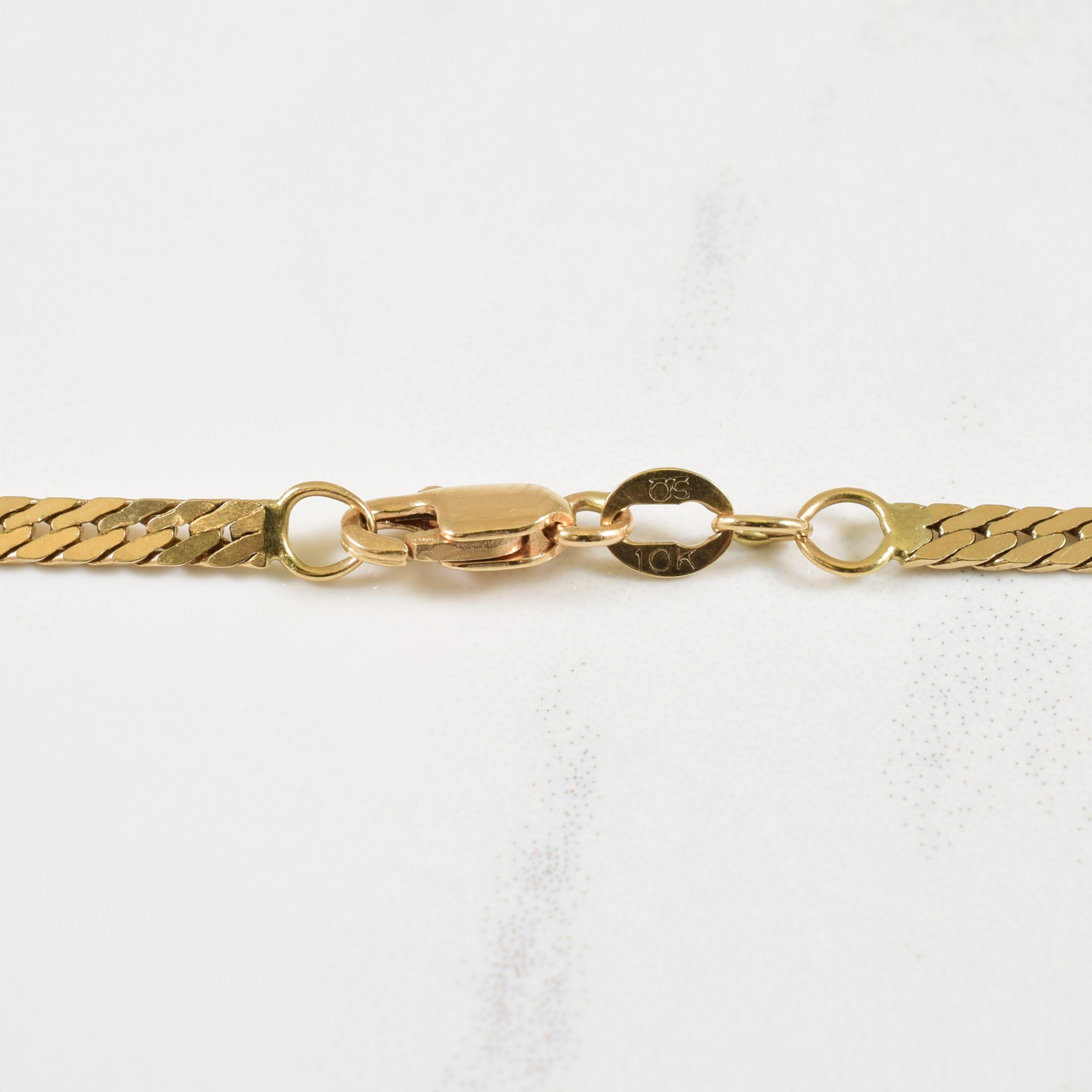 10k Yellow Gold Herringbone Chain | 28" |