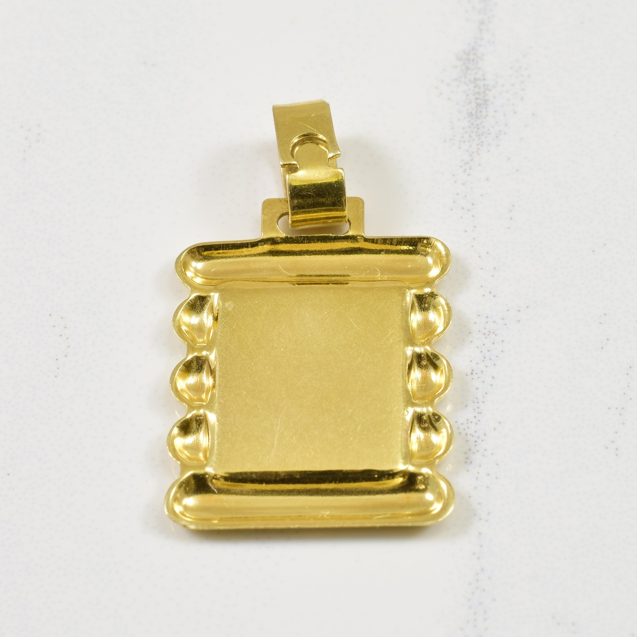 14k Two Tone Crab Pendant