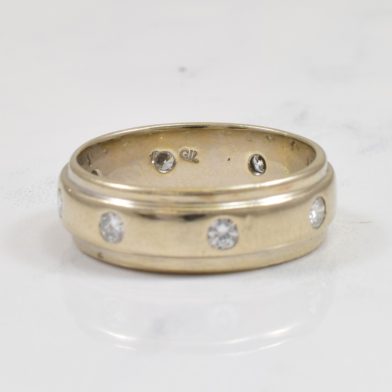 Semi Eternity Diamond Ring | 0.40ctw | SZ 9.5 |