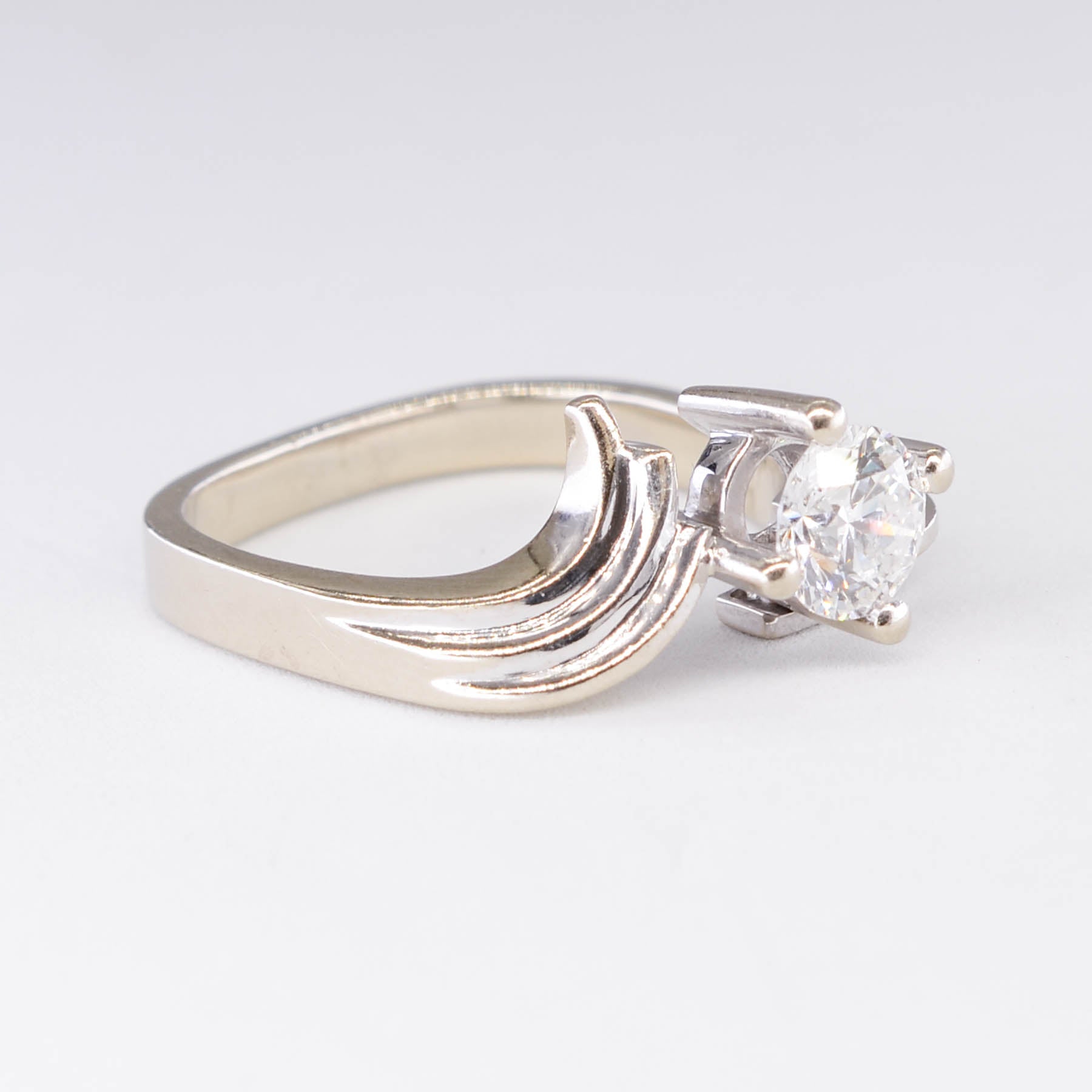 Polar Ice Diamond Solitaire Ring | 0.77ct | SZ 7.25 |