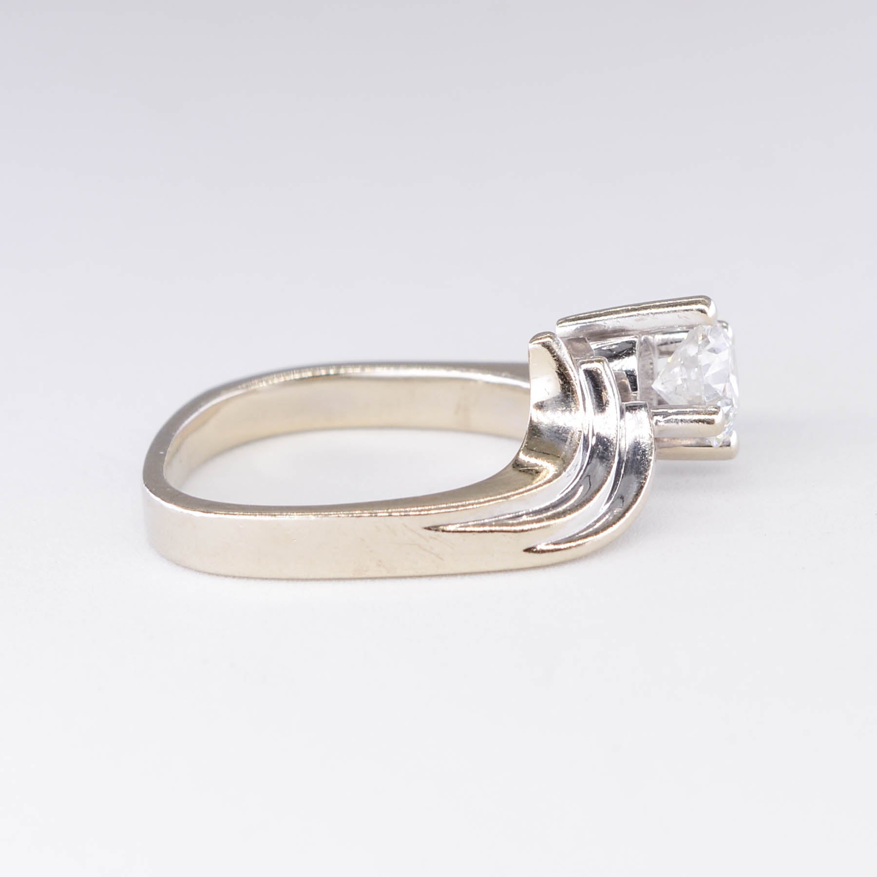 Polar Ice Diamond Solitaire Ring | 0.77ct | SZ 7.25 |