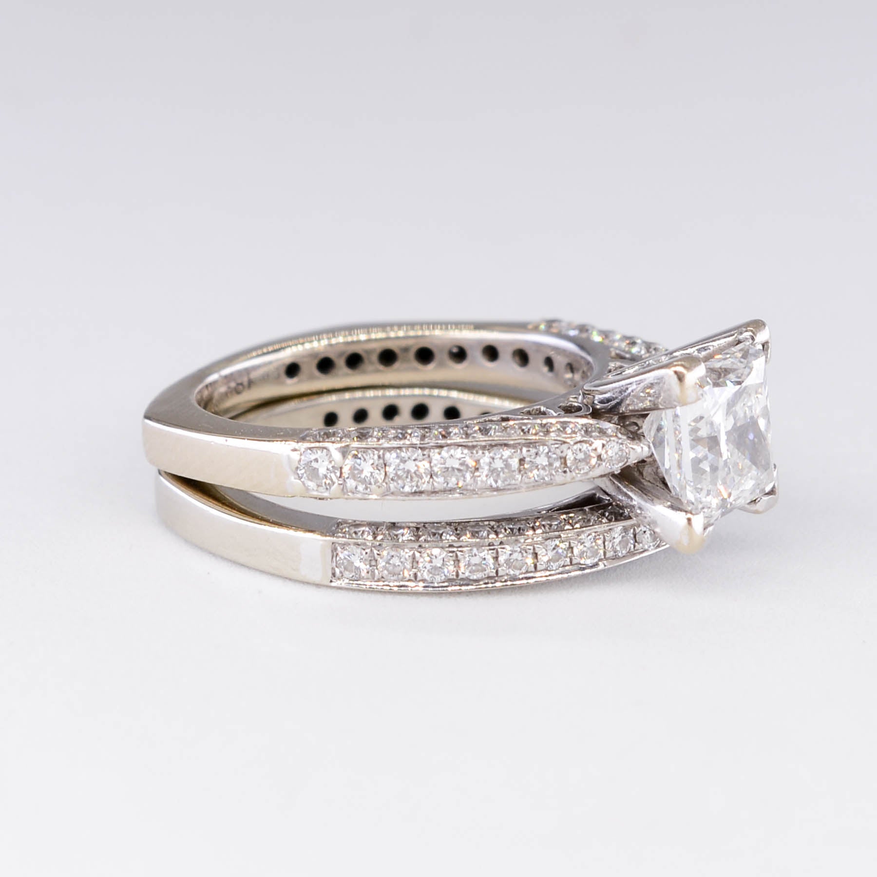 Alliance en diamant certifiée GIA, monture européenne | 2,60 ct | Taille 4,5