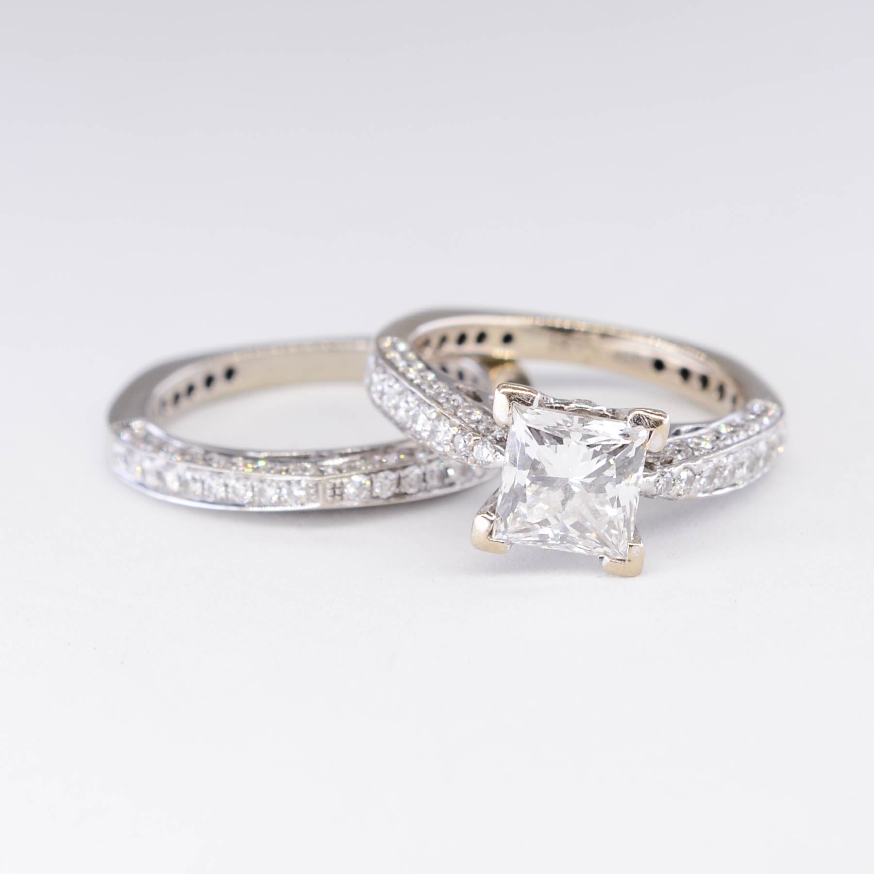 Alliance en diamant certifiée GIA, monture européenne | 2,60 ct | Taille 4,5