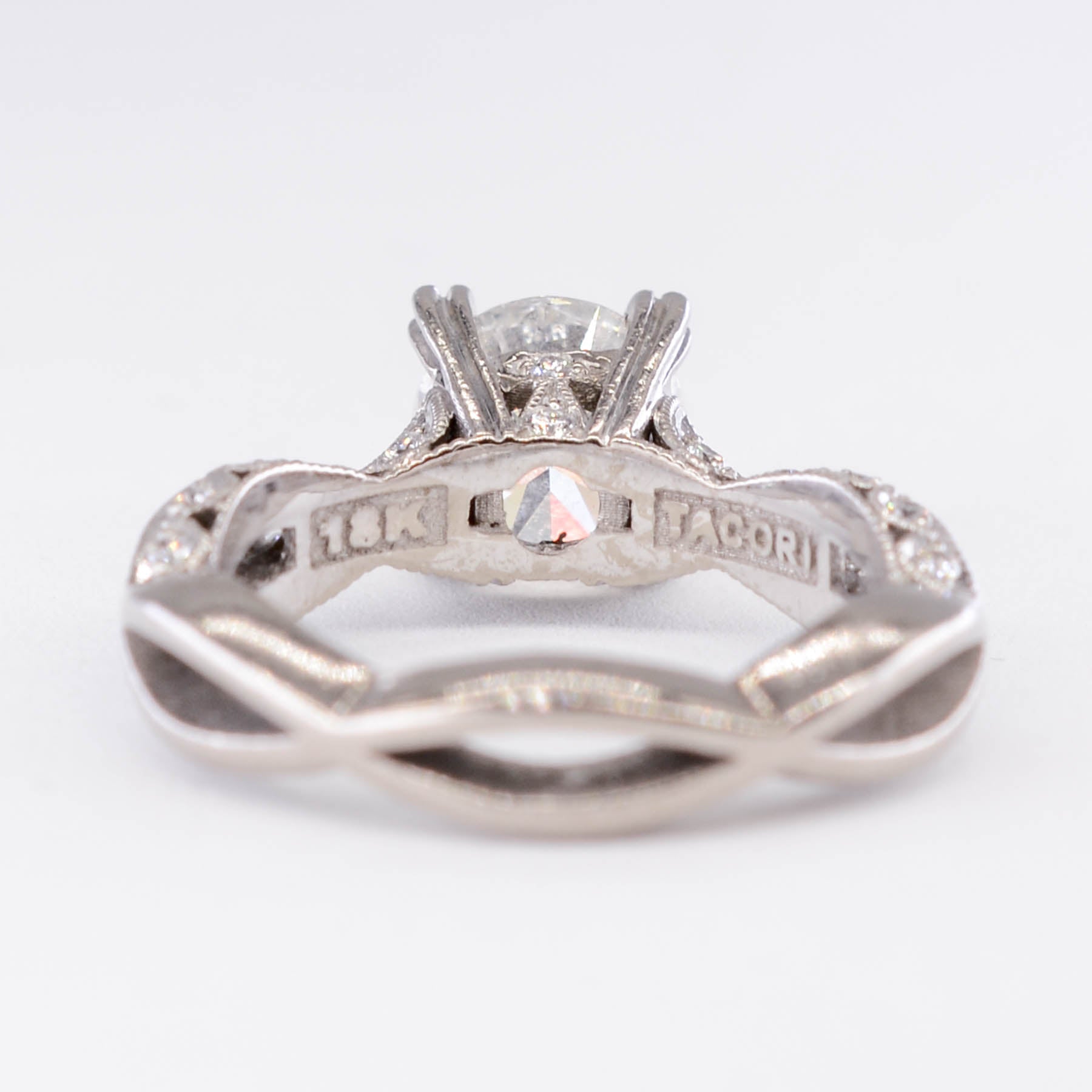 Tacori' Classic Crescent Engagement Ring | 1.47ctw | SZ 4 |