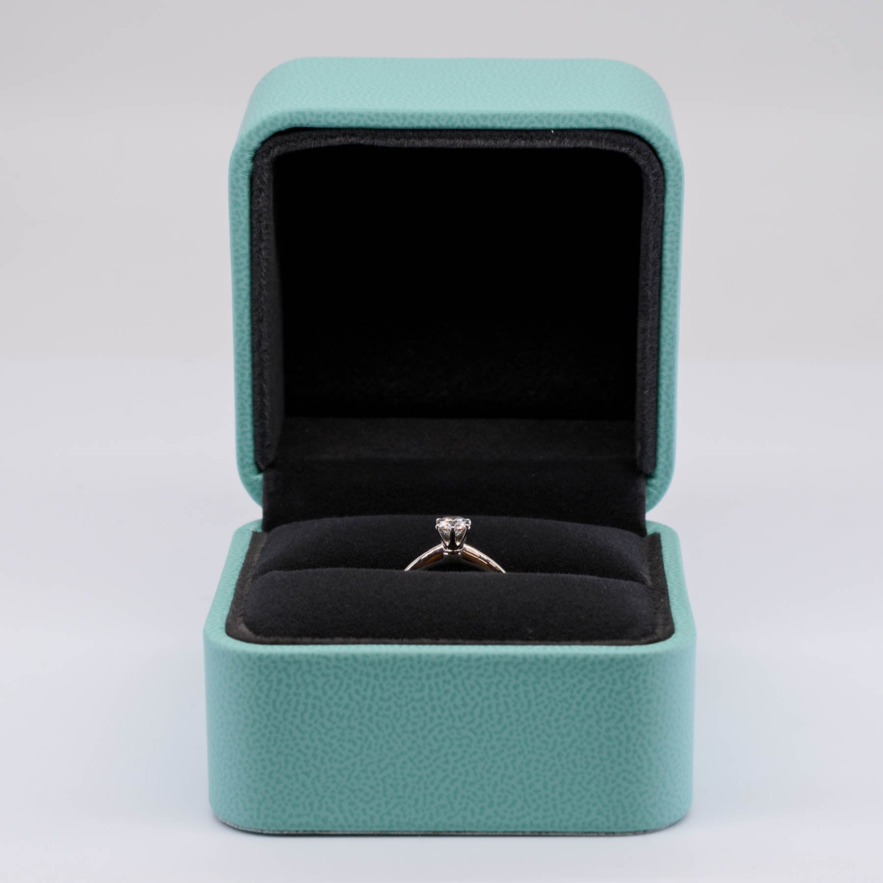 Tiffany & Co.' Canadian Diamond Engagement Ring in Platinum | 0.38ct VS2 F Ex | SZ 4.75 |