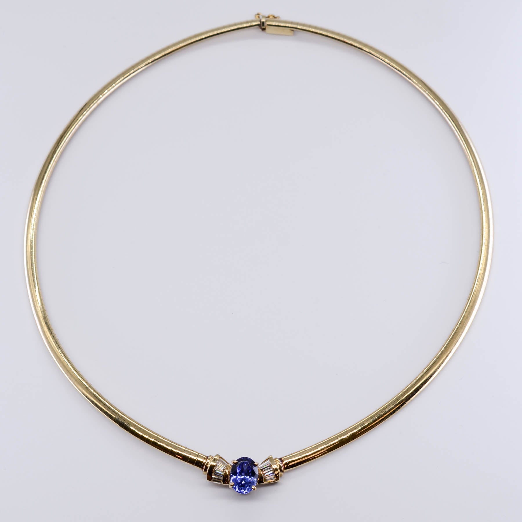 Tanzanite and Diamond Cocktail Necklace | 2.65ct, 0.16 ctw | 16.25"