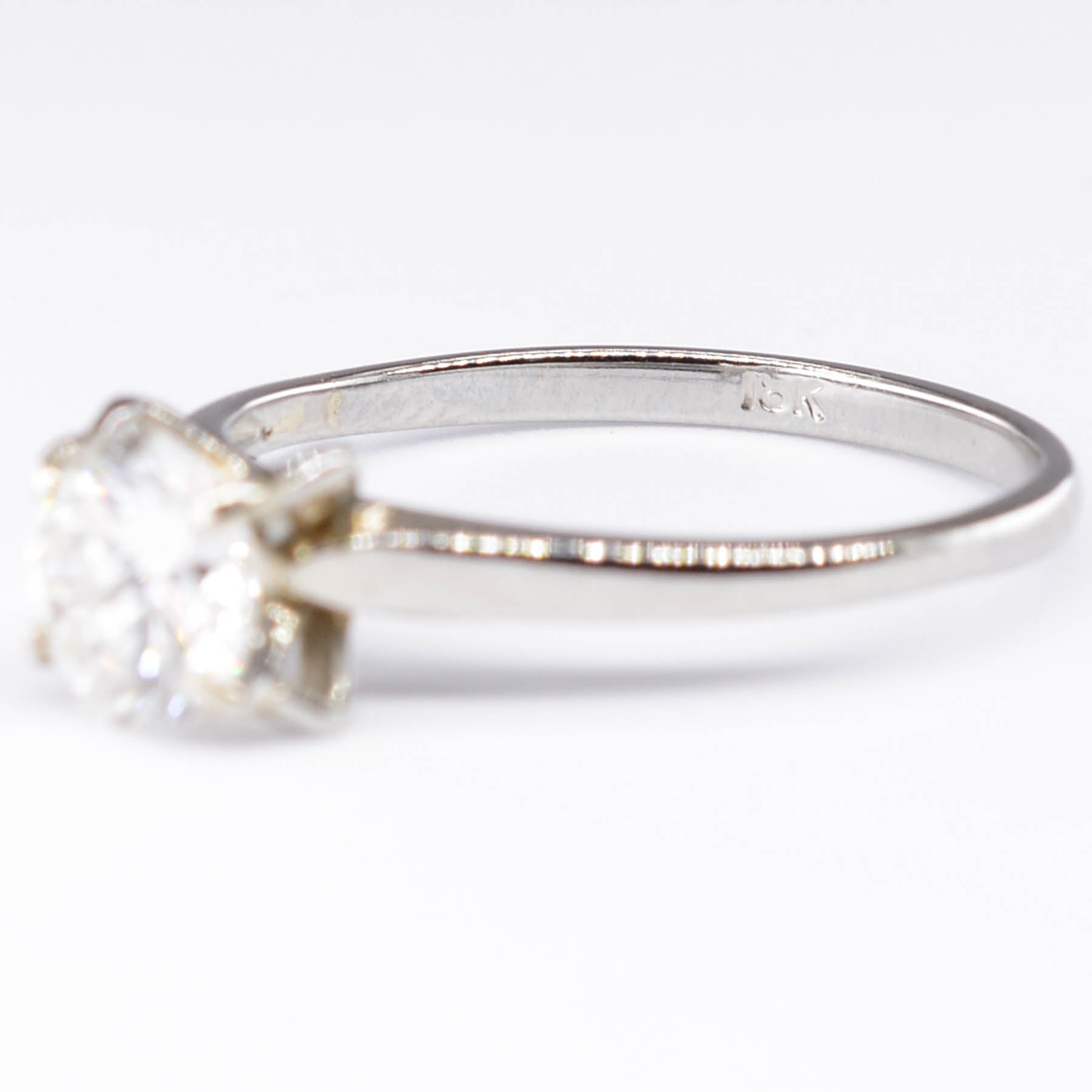 Bague de fiançailles solitaire en diamant | 0,98 ct | Taille 7,5 |