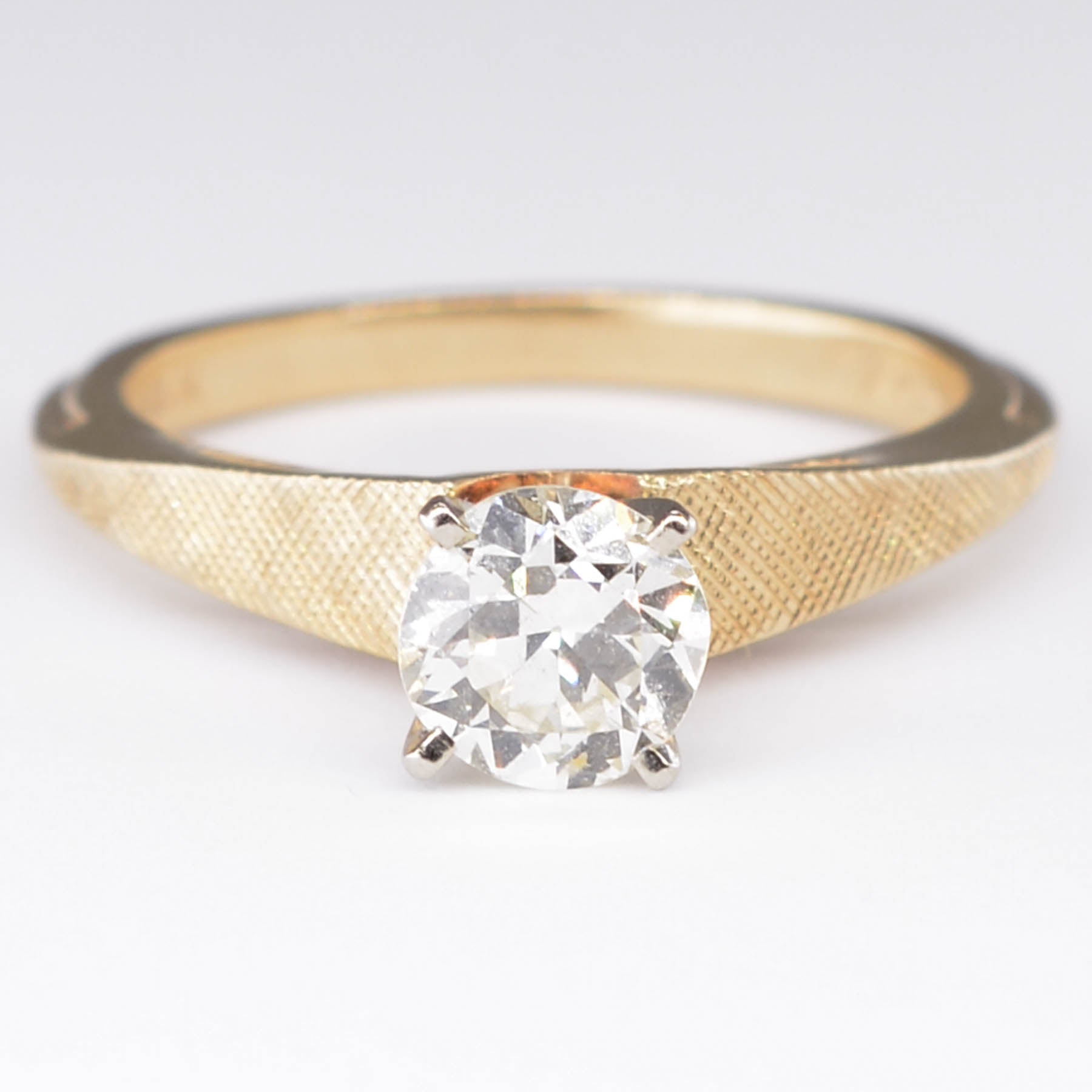 Vintage Old European Cut Diamond Ring | 0.64ct | SZ 4.5 |