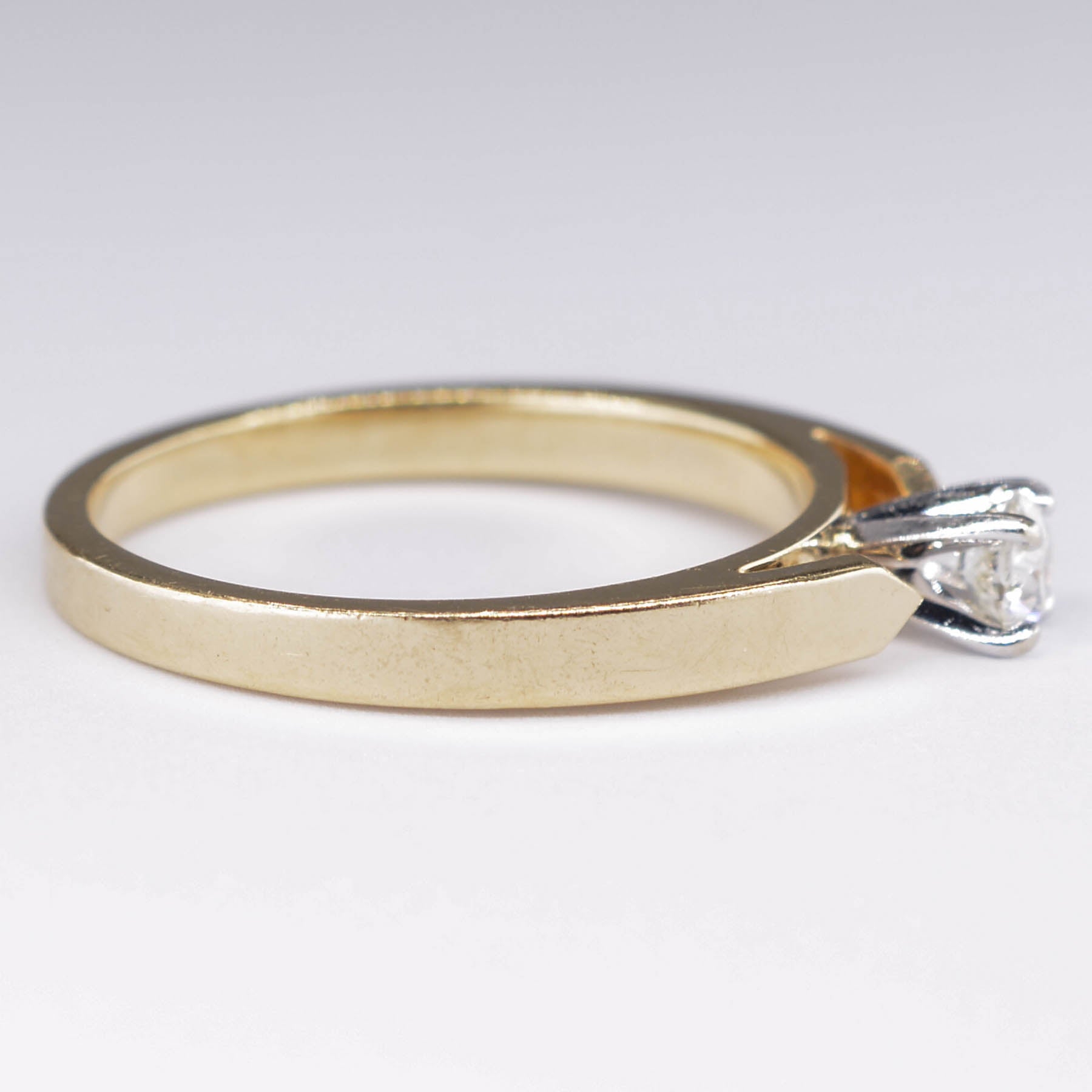 14k Solitaire Diamond Ring | 0.19ct | SZ 6.75 |