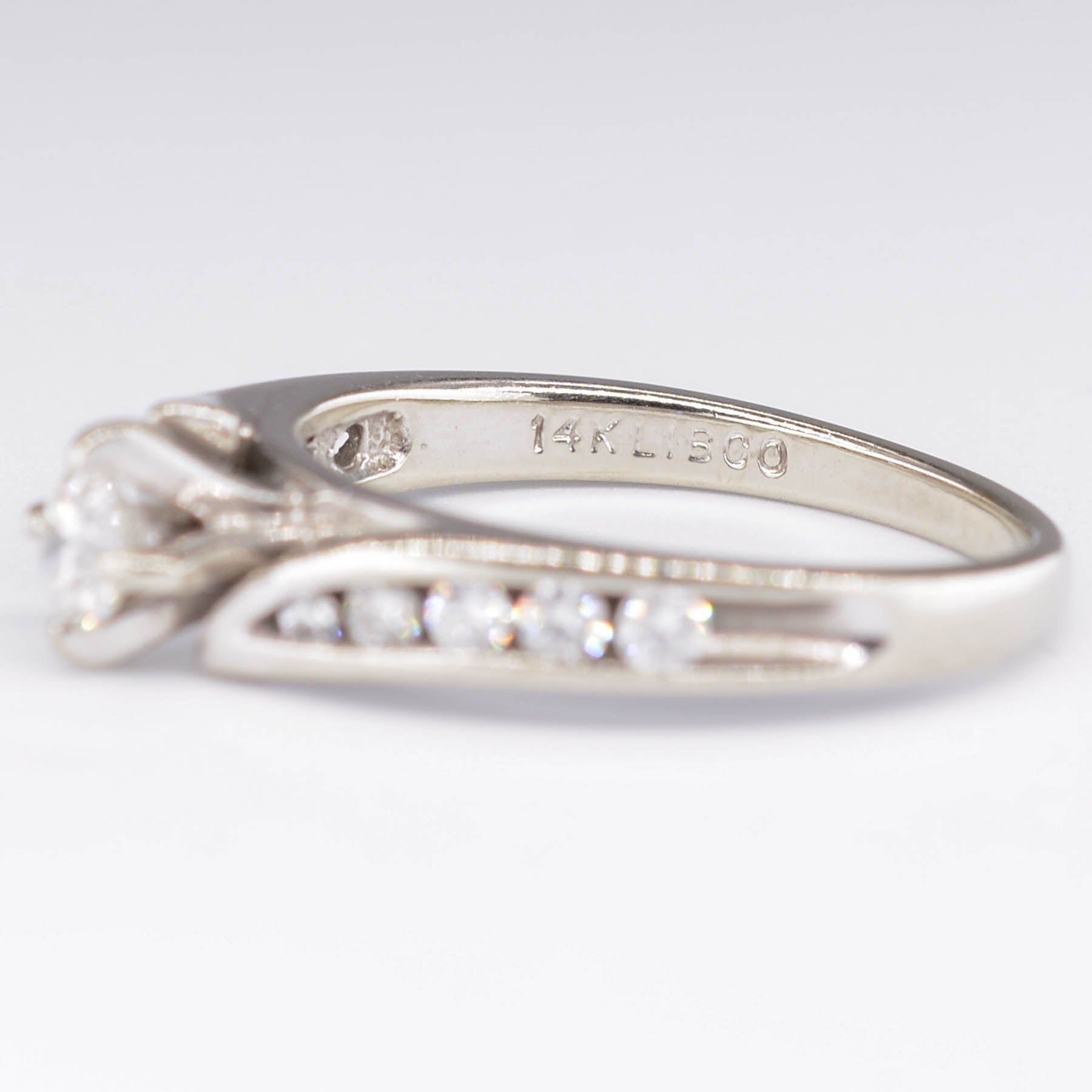 Bypass Diamond Engagement Ring | 0.23ct | SZ 6.75 |