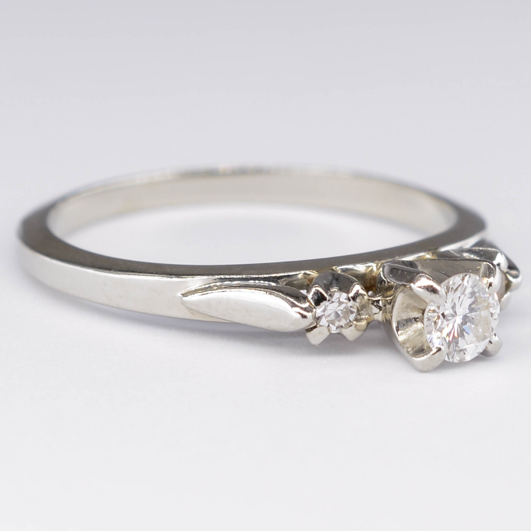 Three Stone Diamond Engagement Ring | 0.15ct | SZ 6 |