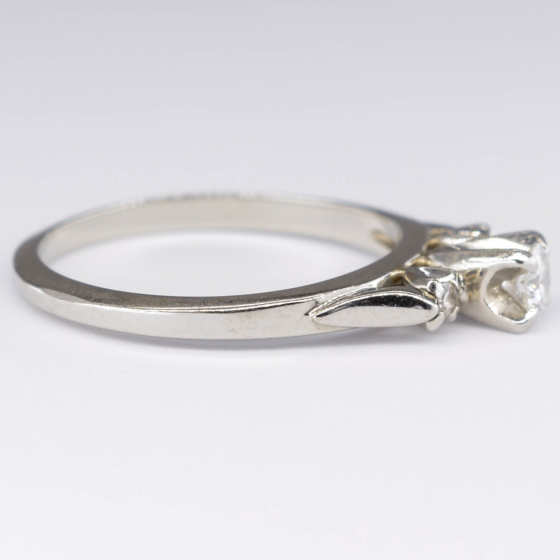 Three Stone Diamond Engagement Ring | 0.15ct | SZ 6 |