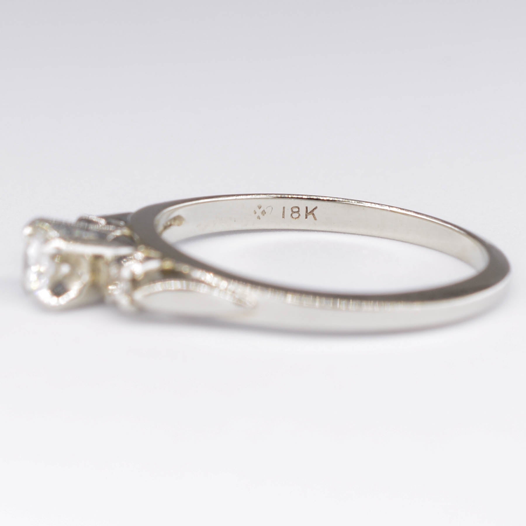 Three Stone Diamond Engagement Ring | 0.15ct | SZ 6 |