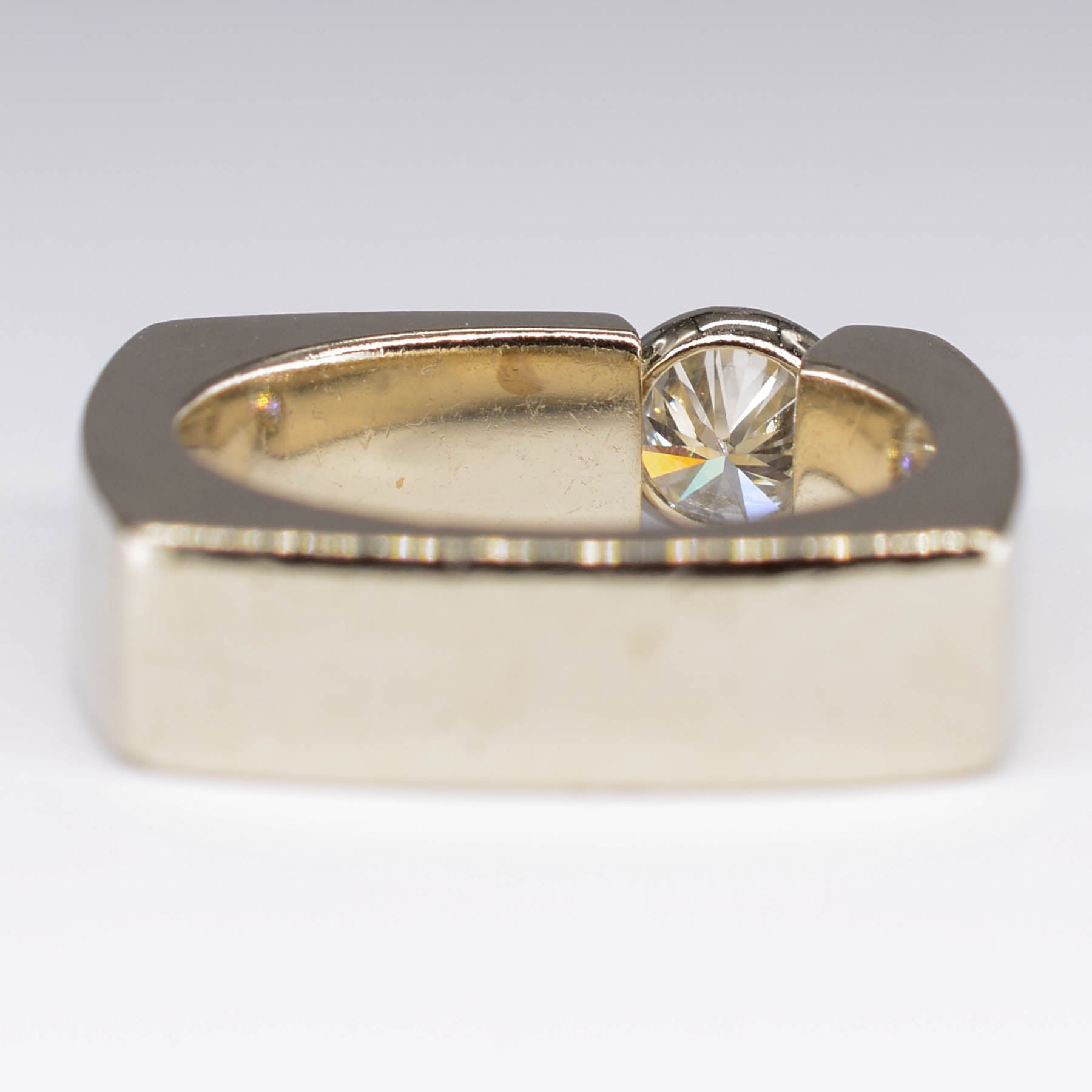 18k Square Diamond Ring | 0.48ct | SZ 6.25 |