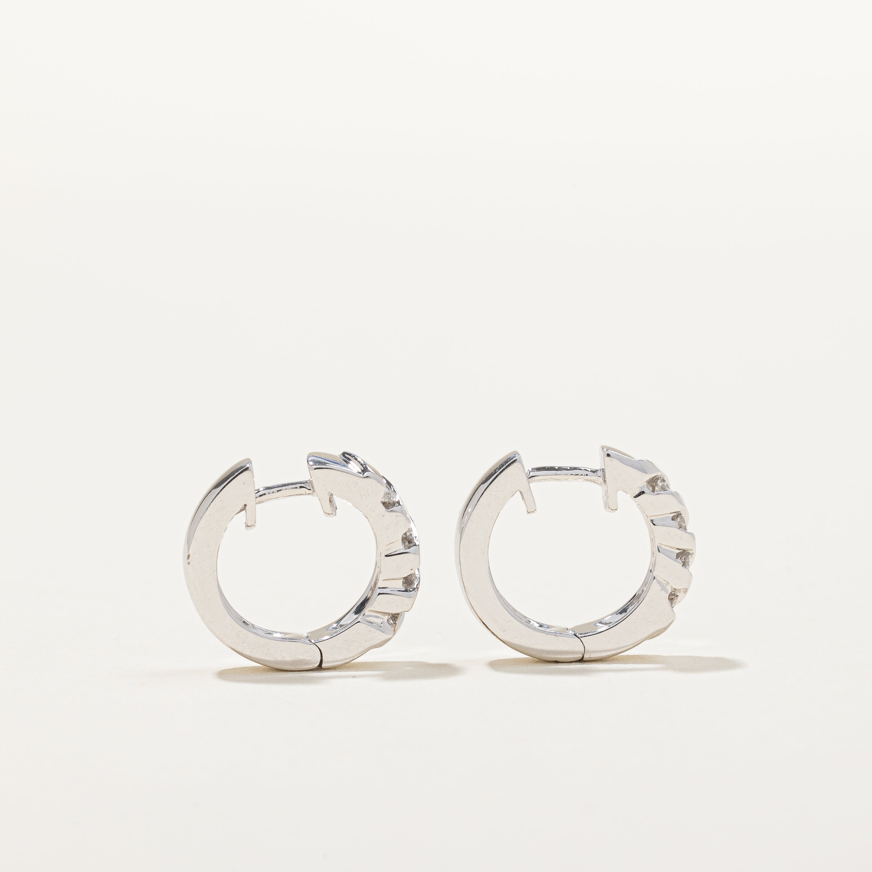 Diamond Huggie Earrings | 0.20ctw |