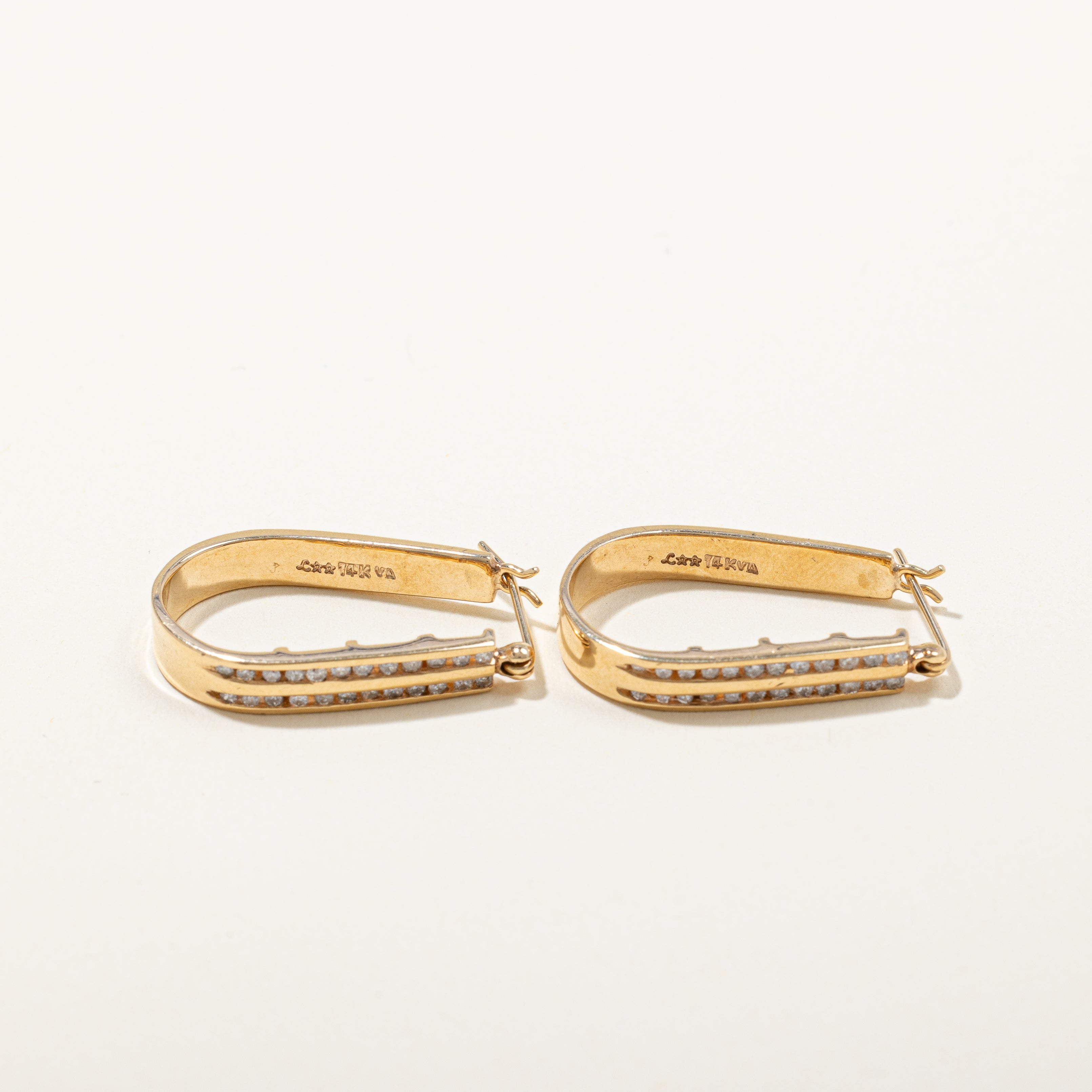 Diamond Hoop Earrings | 0.48ctw |