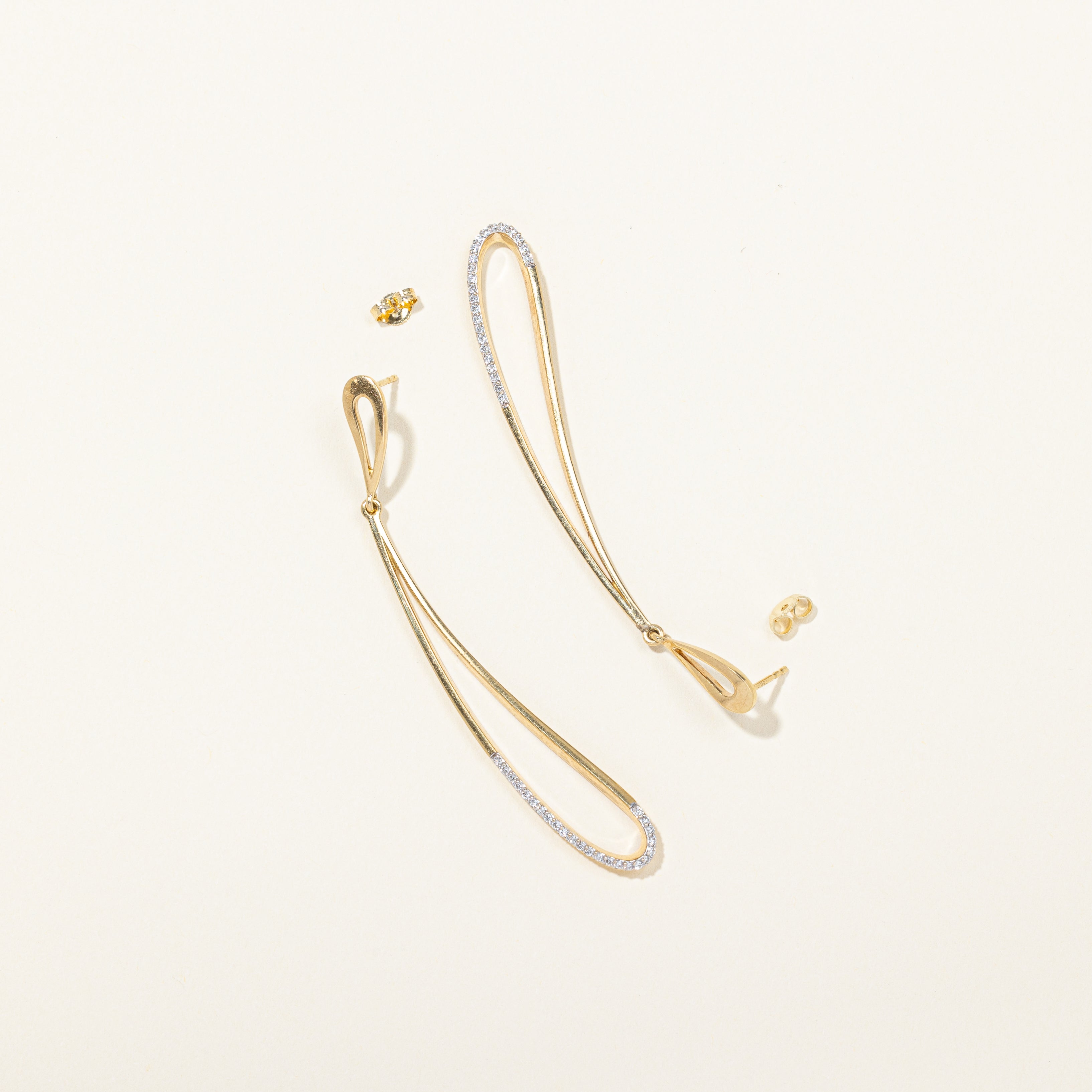 Diamond Teardrop Earrings | 0.24ctw |