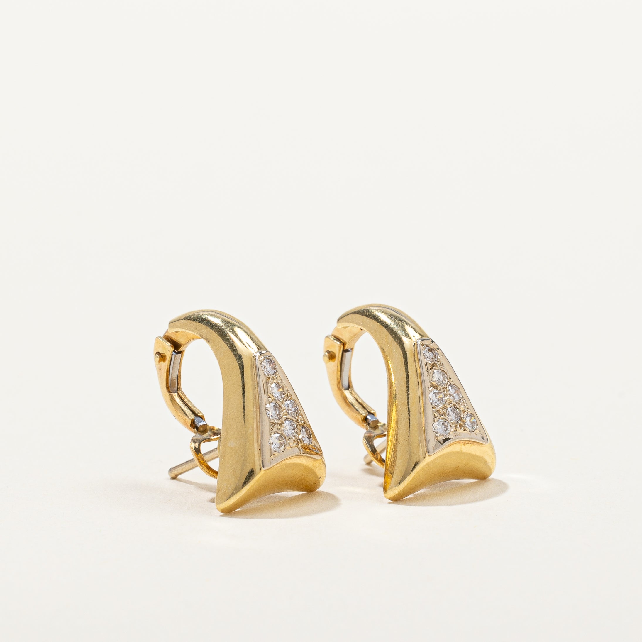 Gold & Diamond Earrings | 0.22ctw |