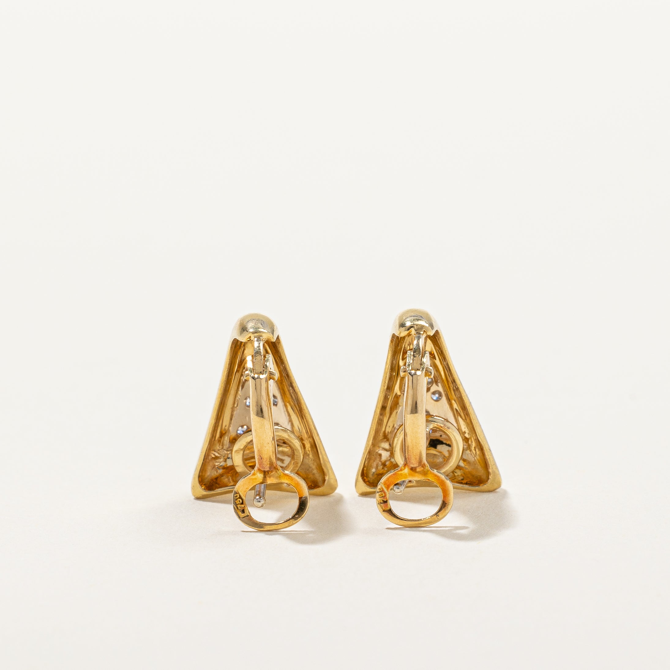 Gold & Diamond Earrings | 0.22ctw |