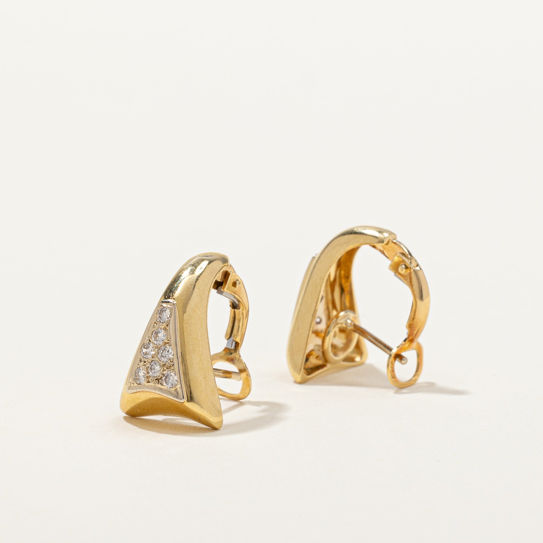 Gold & Diamond Earrings | 0.22ctw |